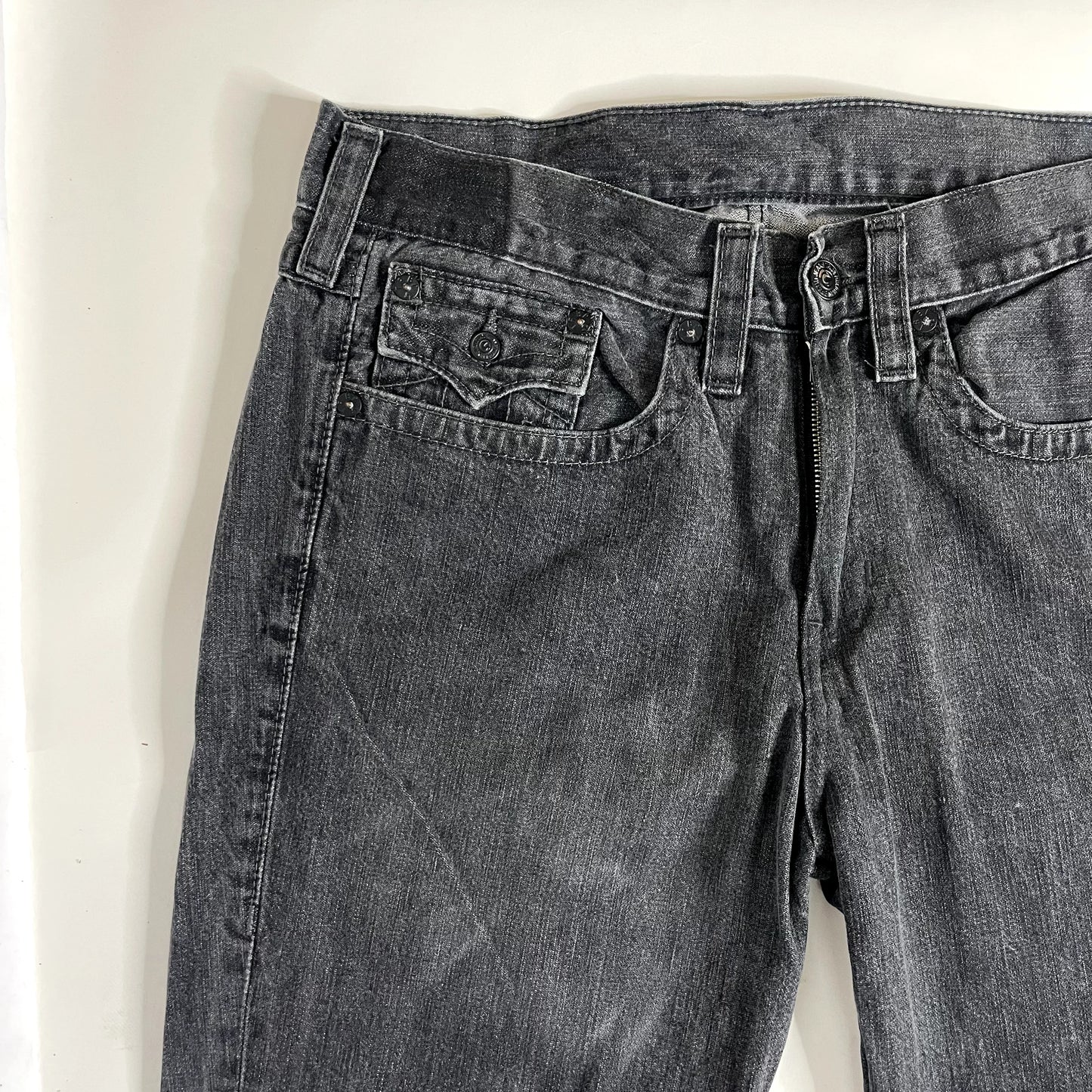 Vintage True Religion Black Low Rise Jeans