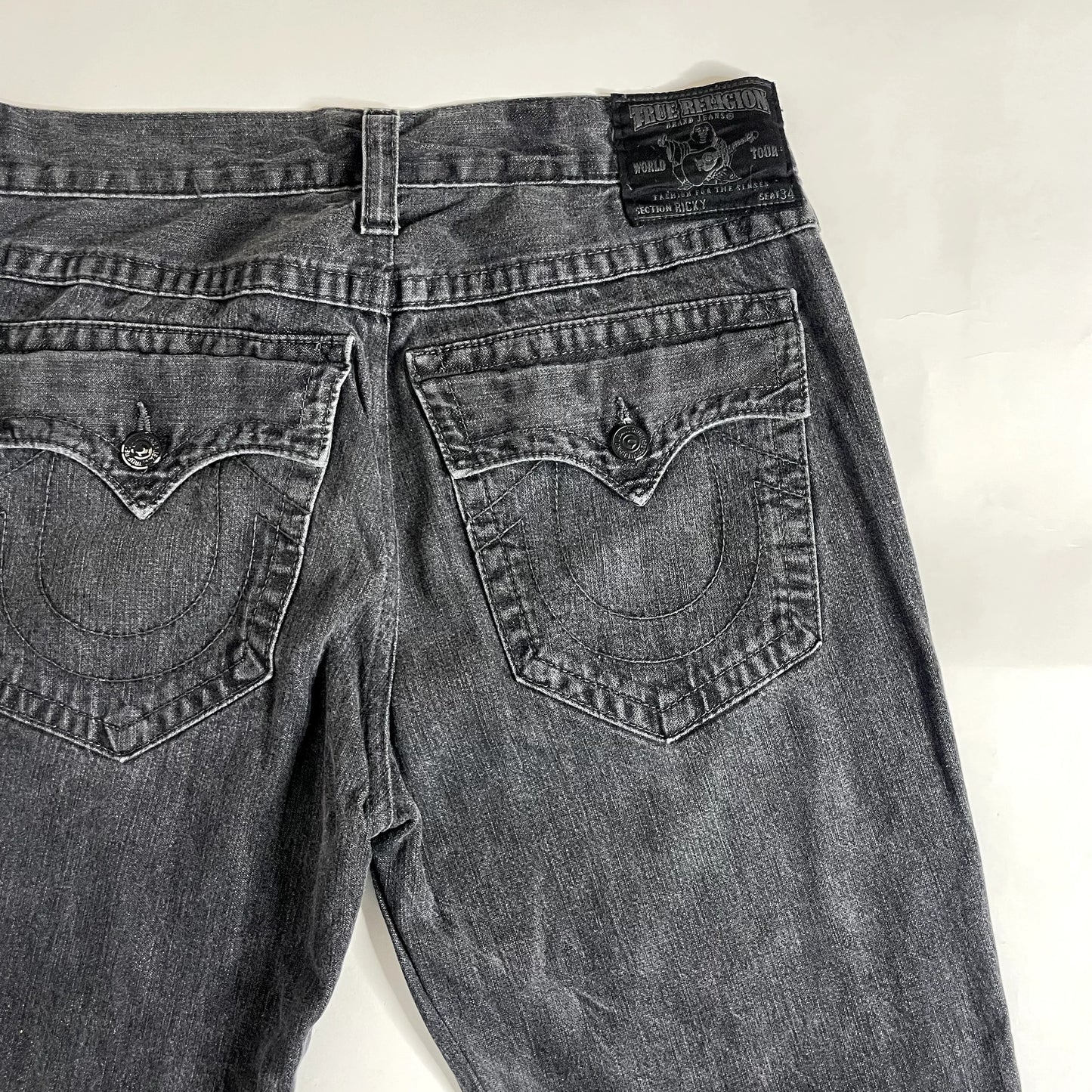 Vintage True Religion Black Low Rise Jeans