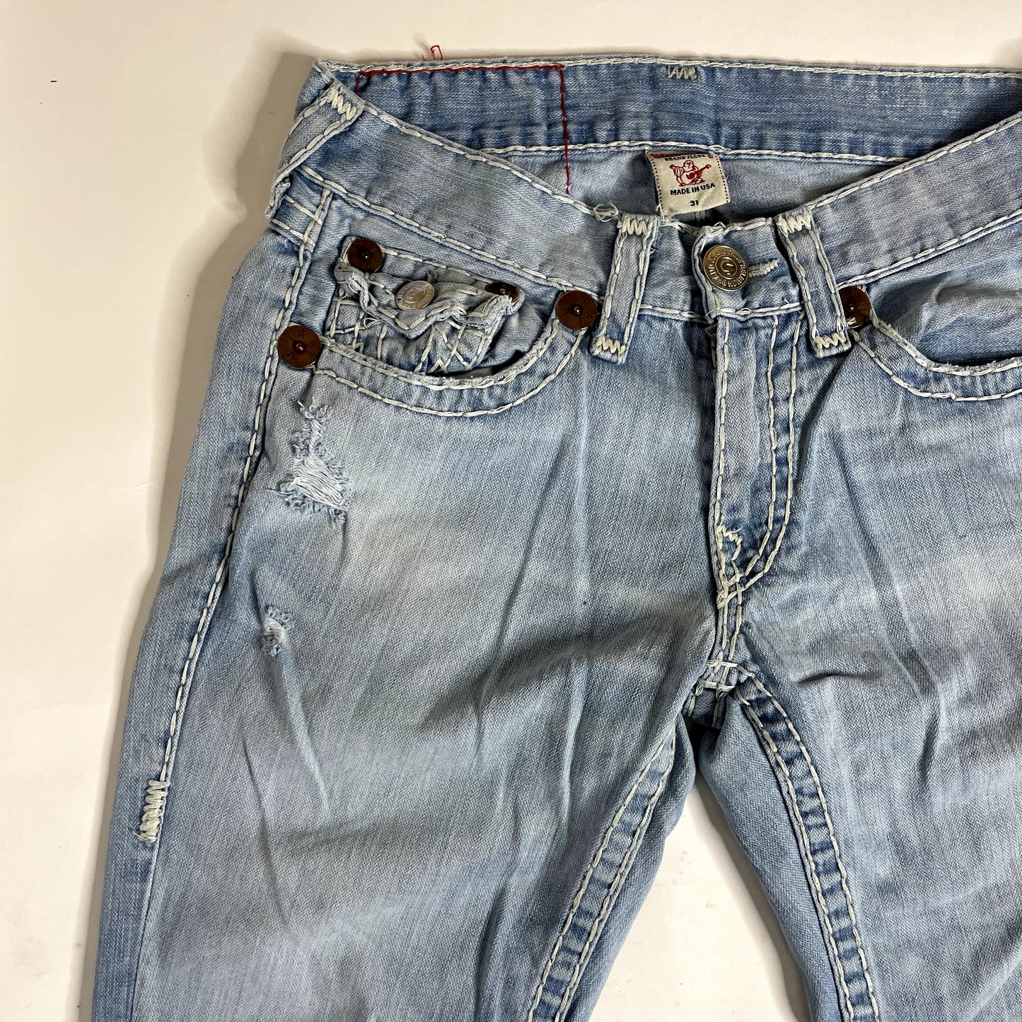 Vintage True Religion Denim Low Rise Jeans