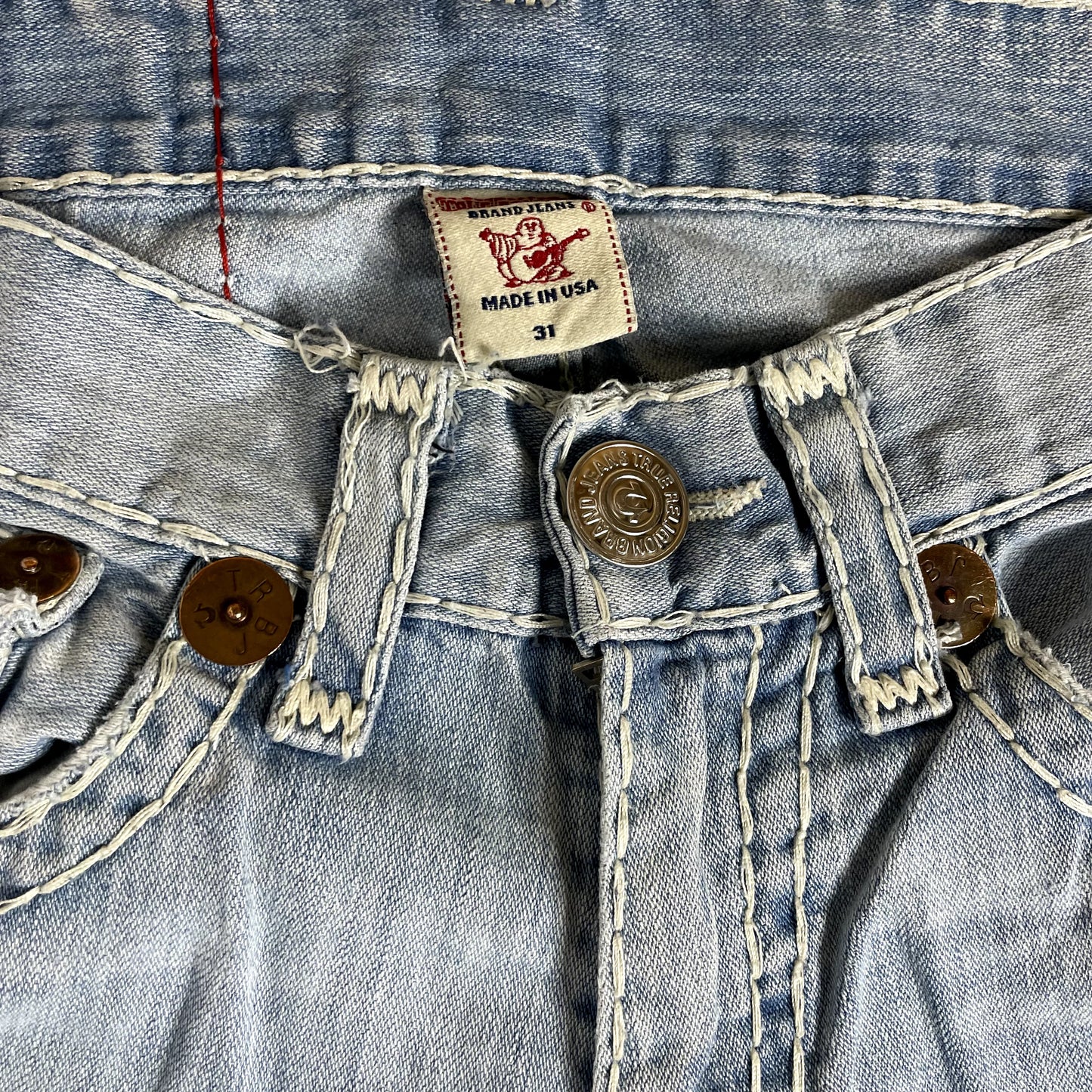 Vintage True Religion Denim Low Rise Jeans