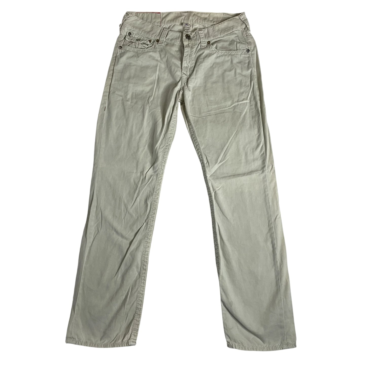 Vintage True Religion White Low Rise Jeans