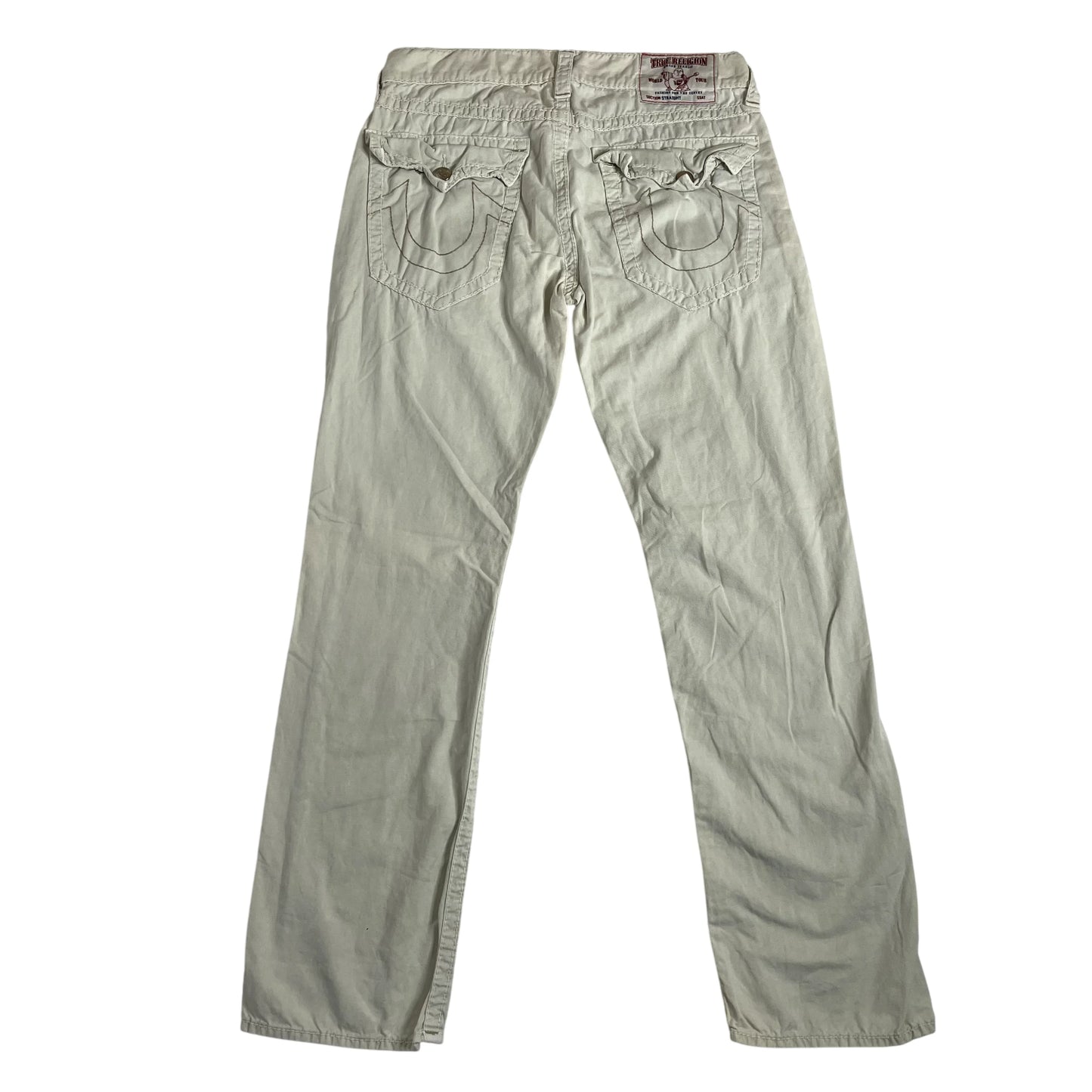 Vintage True Religion White Low Rise Jeans