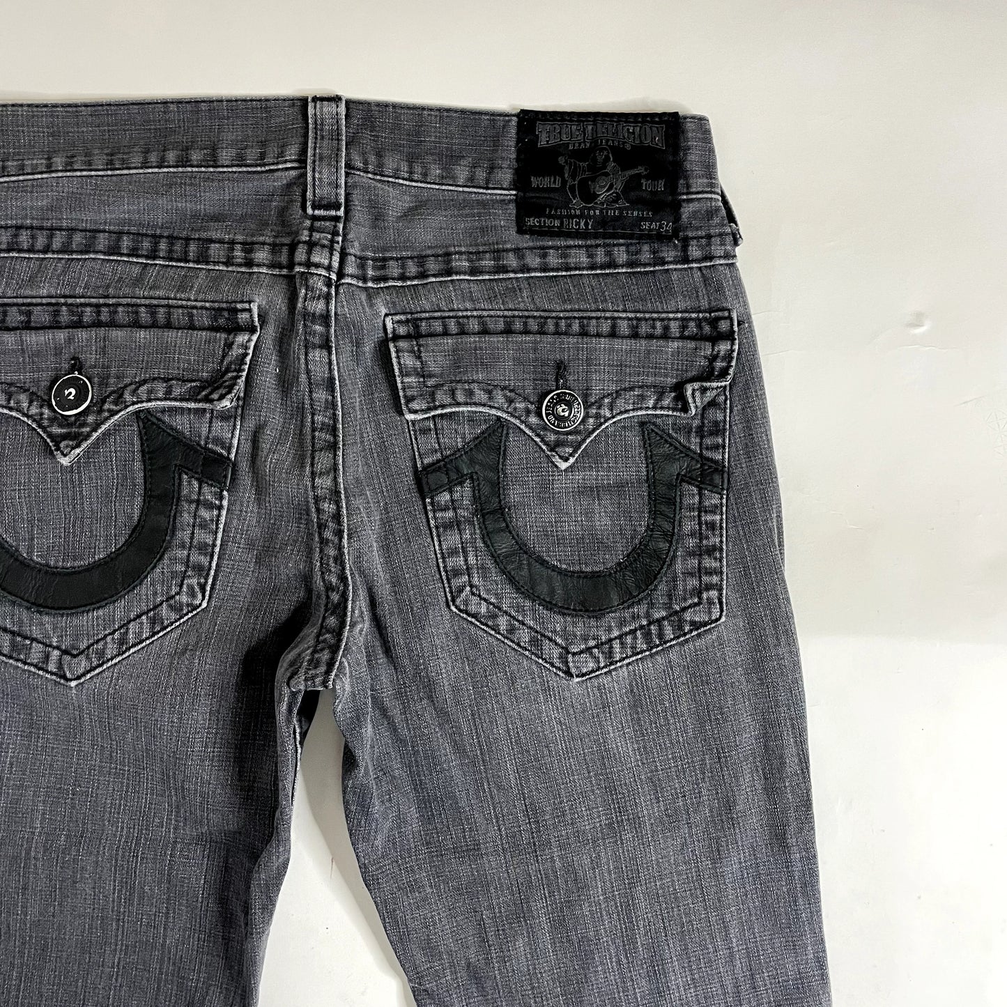 Vintage True Religion Black Low Rise Jeans