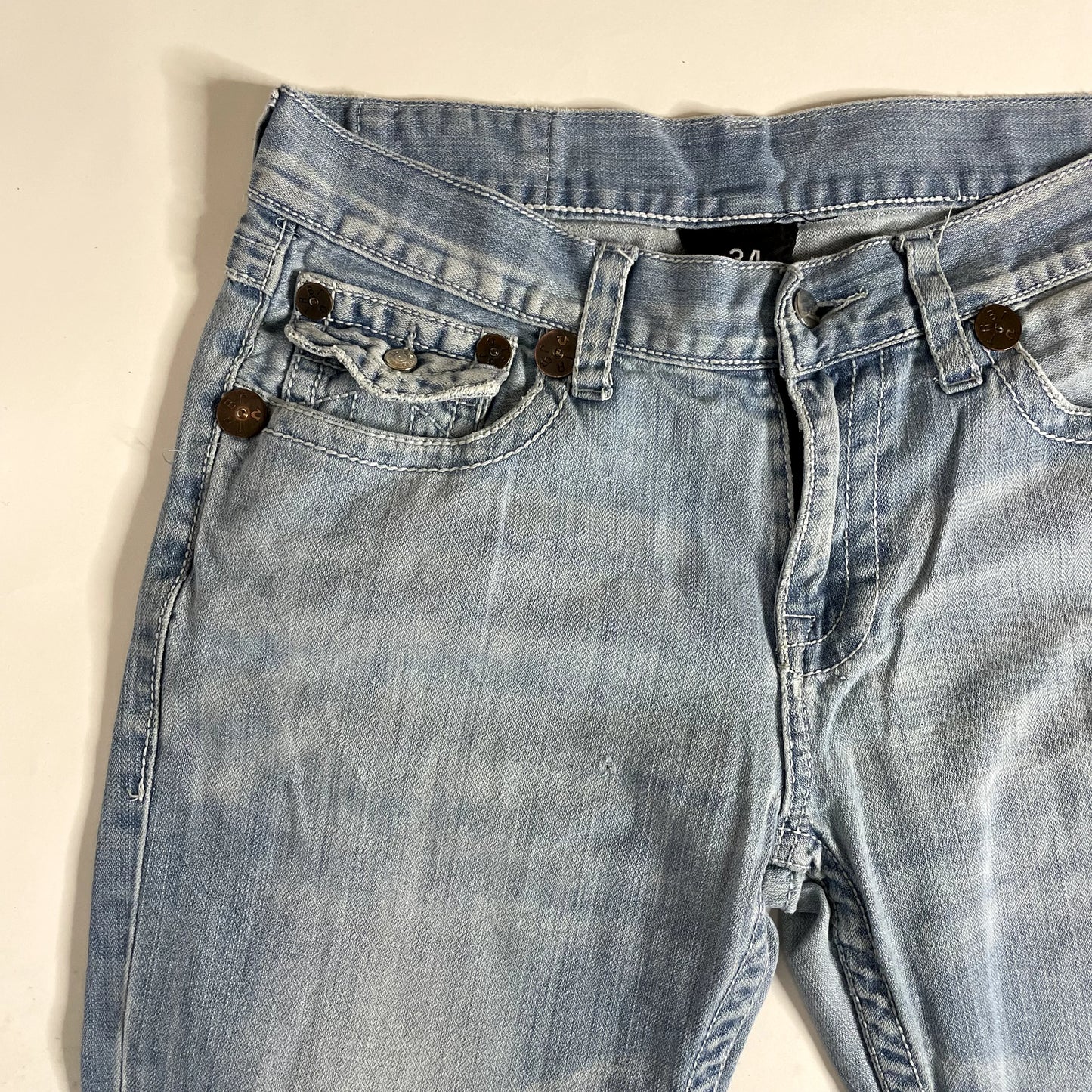 Vintage True Religion Denim Low Rise Jeans