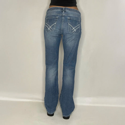 Vintage Denim Low Rise Jeans