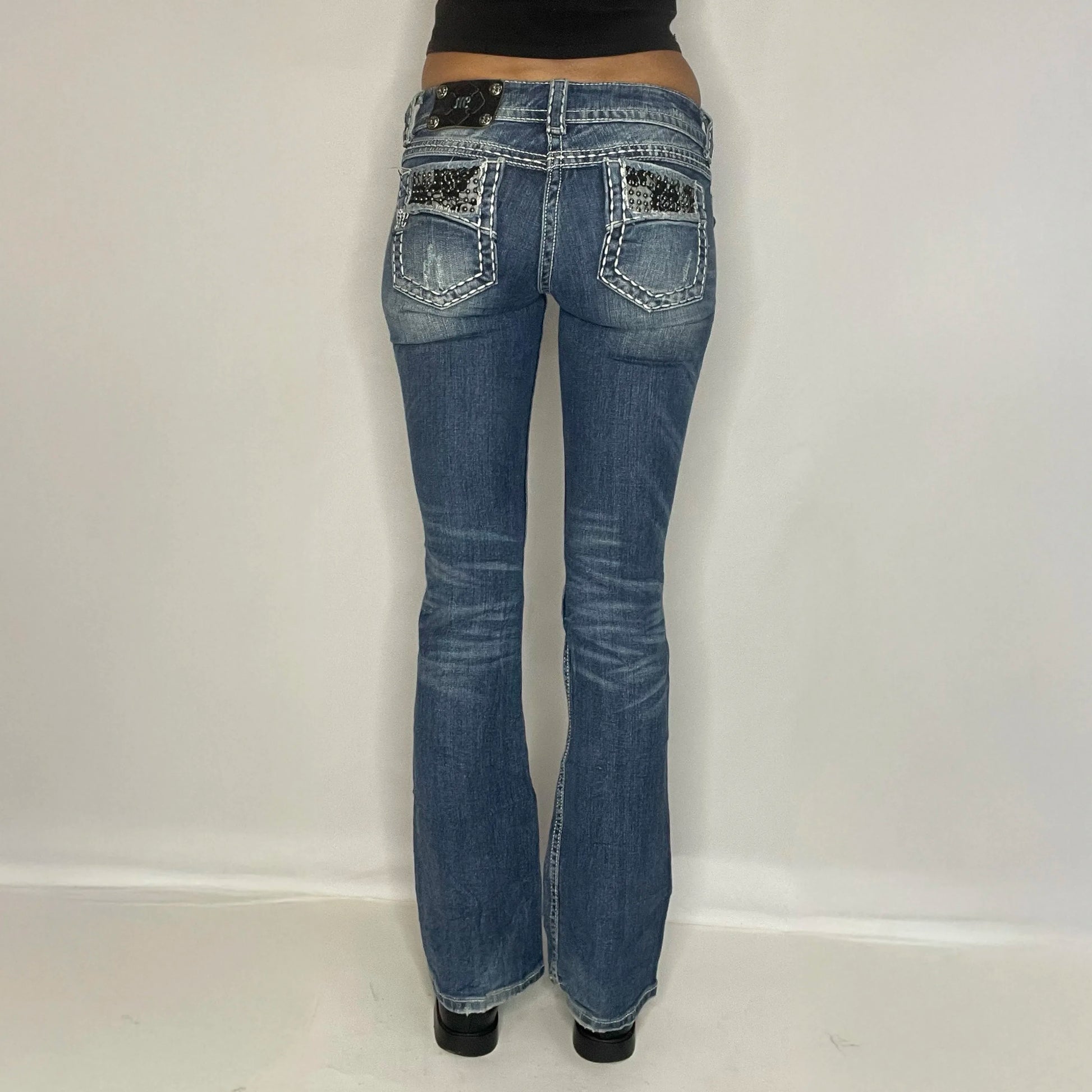 Vintage Miss Me Denim Low Rise Jeans