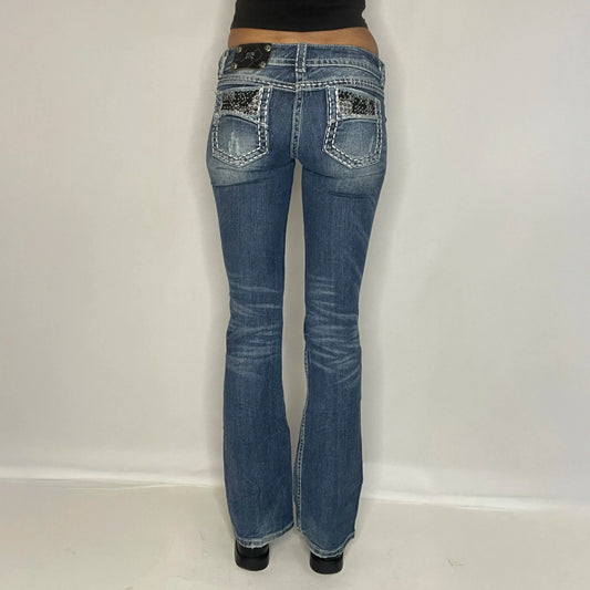 Vintage Miss Me Denim Low Rise Jeans