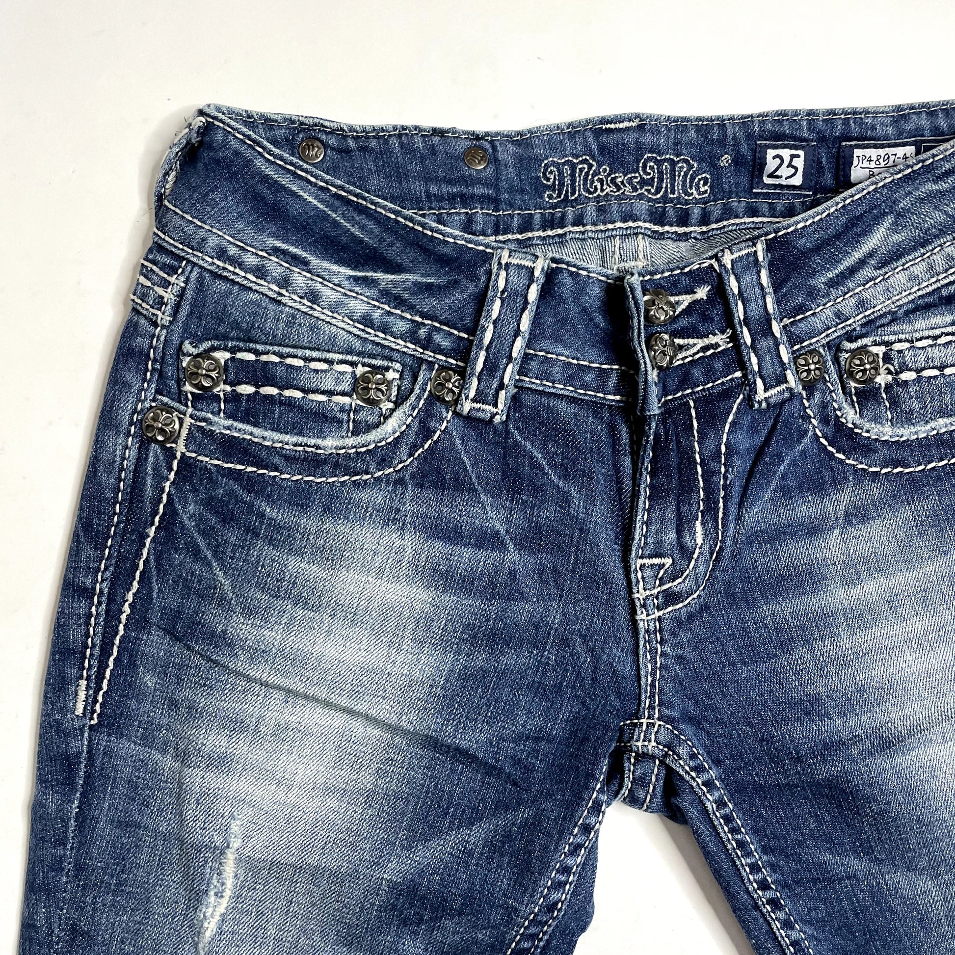 Vintage Miss Me Denim Low Rise Jeans