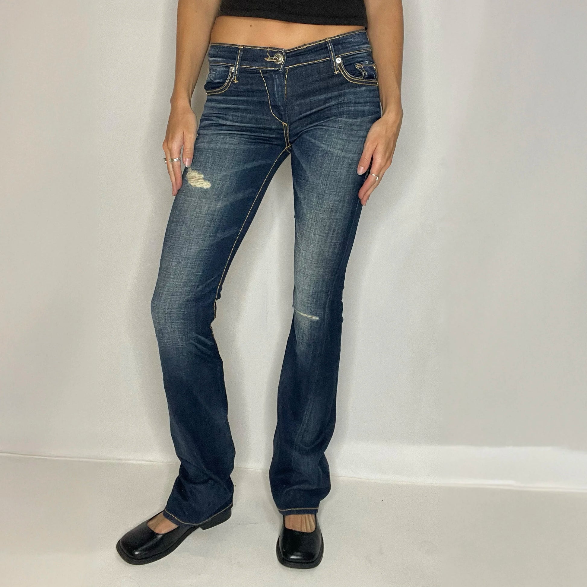 Vintage True Religion Denim Low Rise Jeans