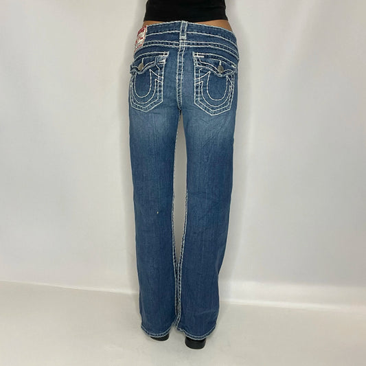 Vintage True Religion Denim Low Rise Jeans