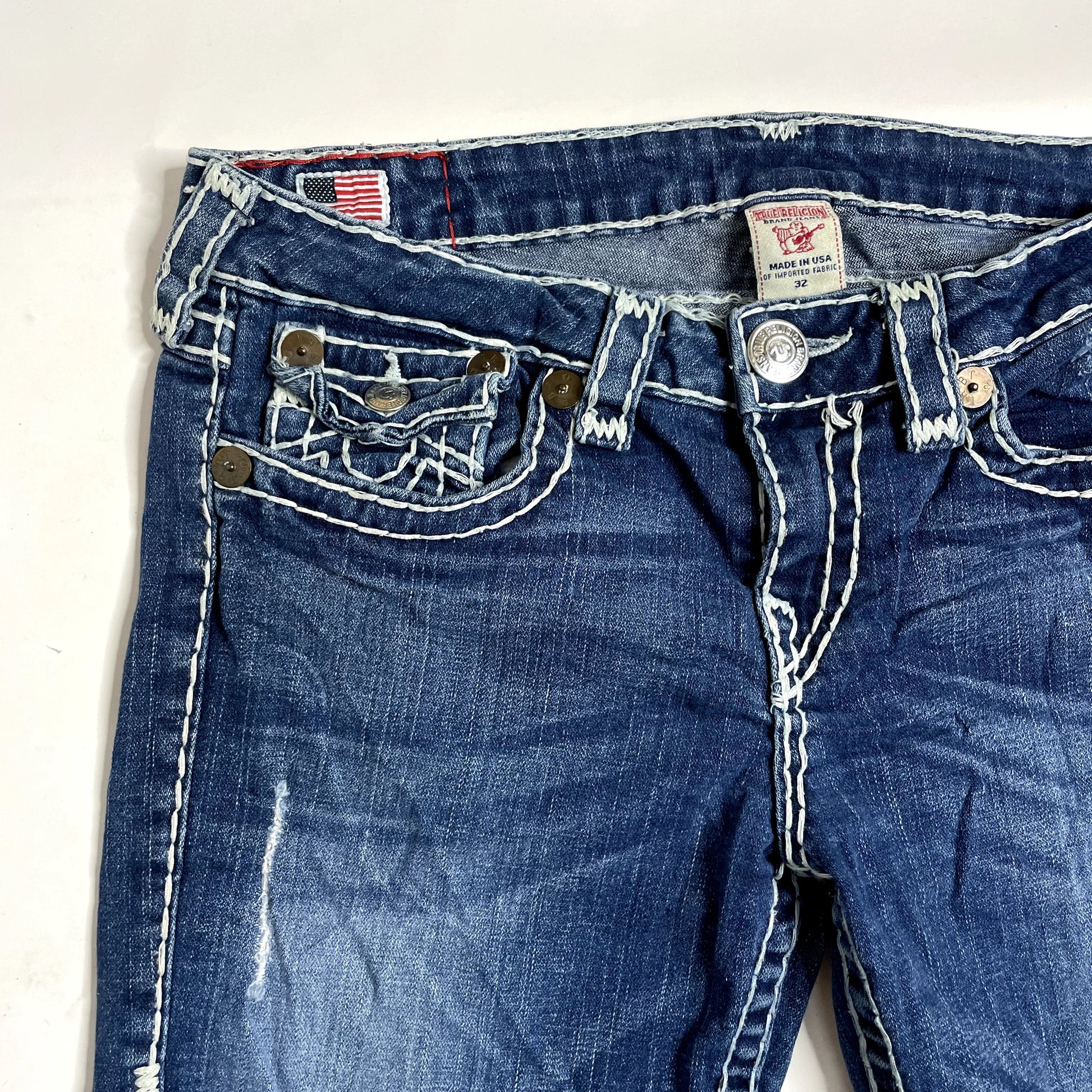 Vintage True Religion Denim Low Rise Jeans