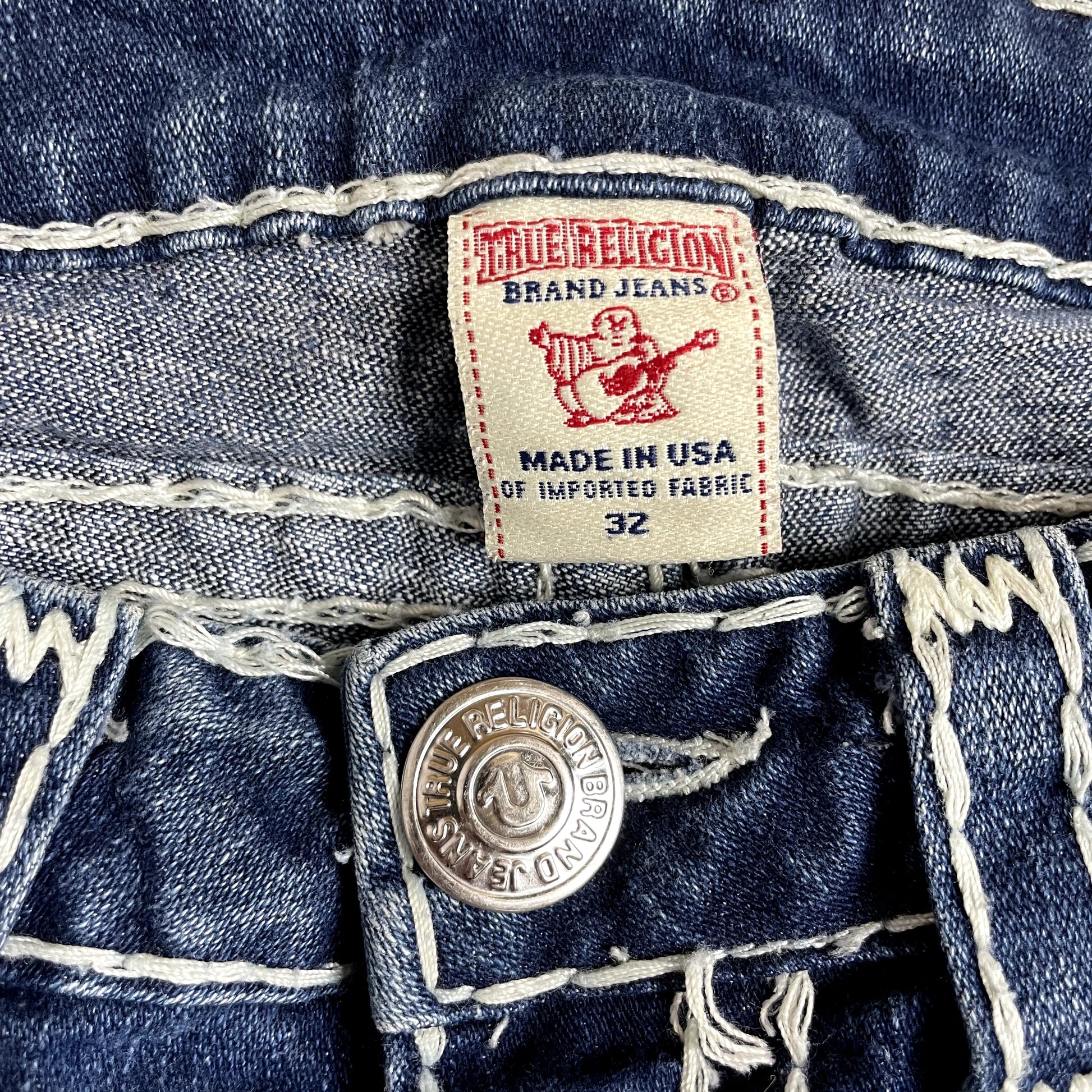 Vintage True Religion Denim Low Rise Jeans