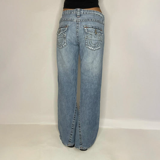 Vintage True Religion Denim Low Rise Jeans