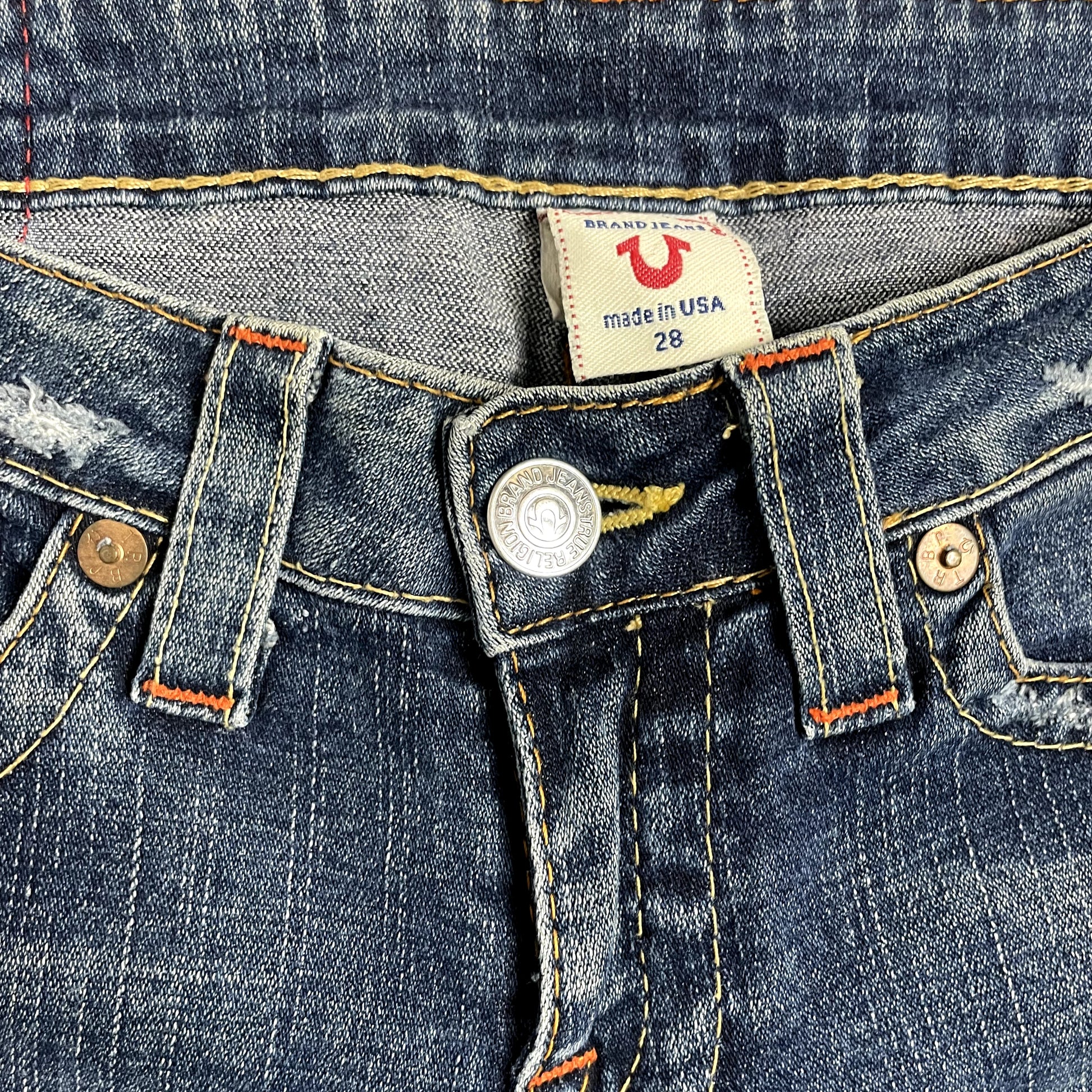 Vintage True Religion Denim Low Rise Jeans