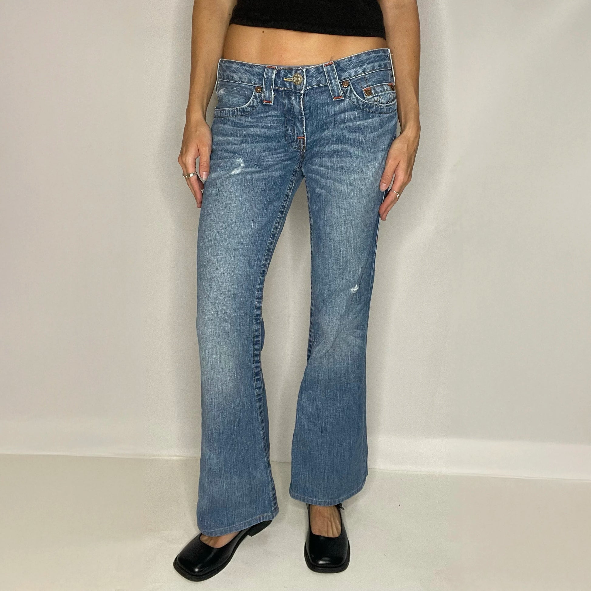 Vintage True Religion Denim Low Rise Jeans