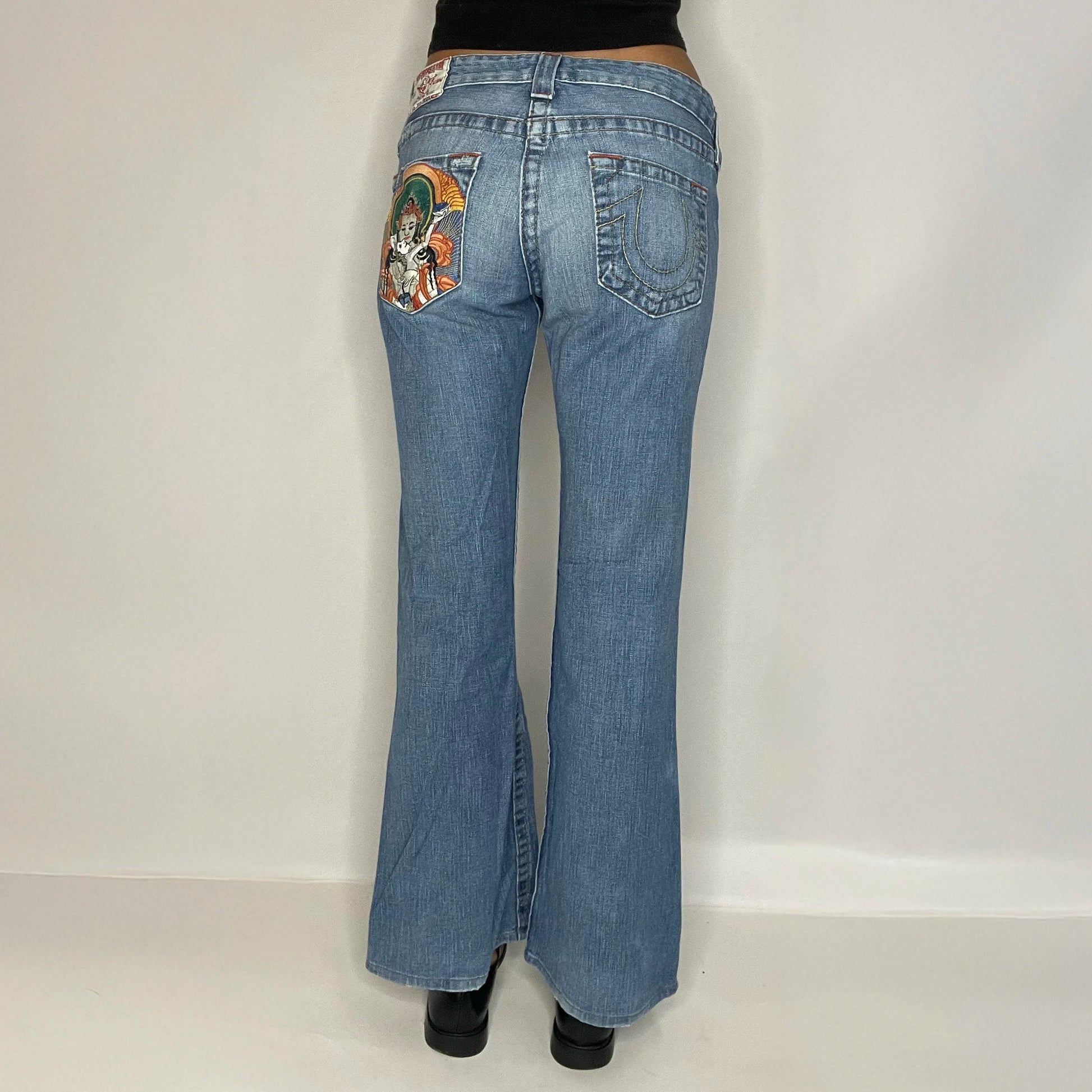 Vintage True Religion Denim Low Rise Jeans