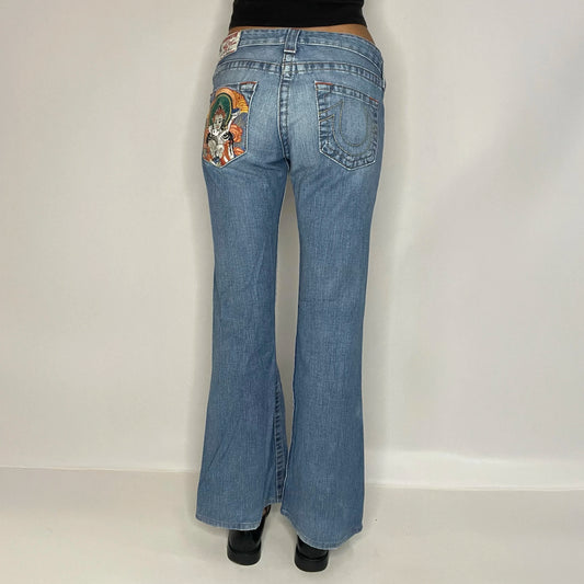 Vintage True Religion Denim Low Rise Jeans