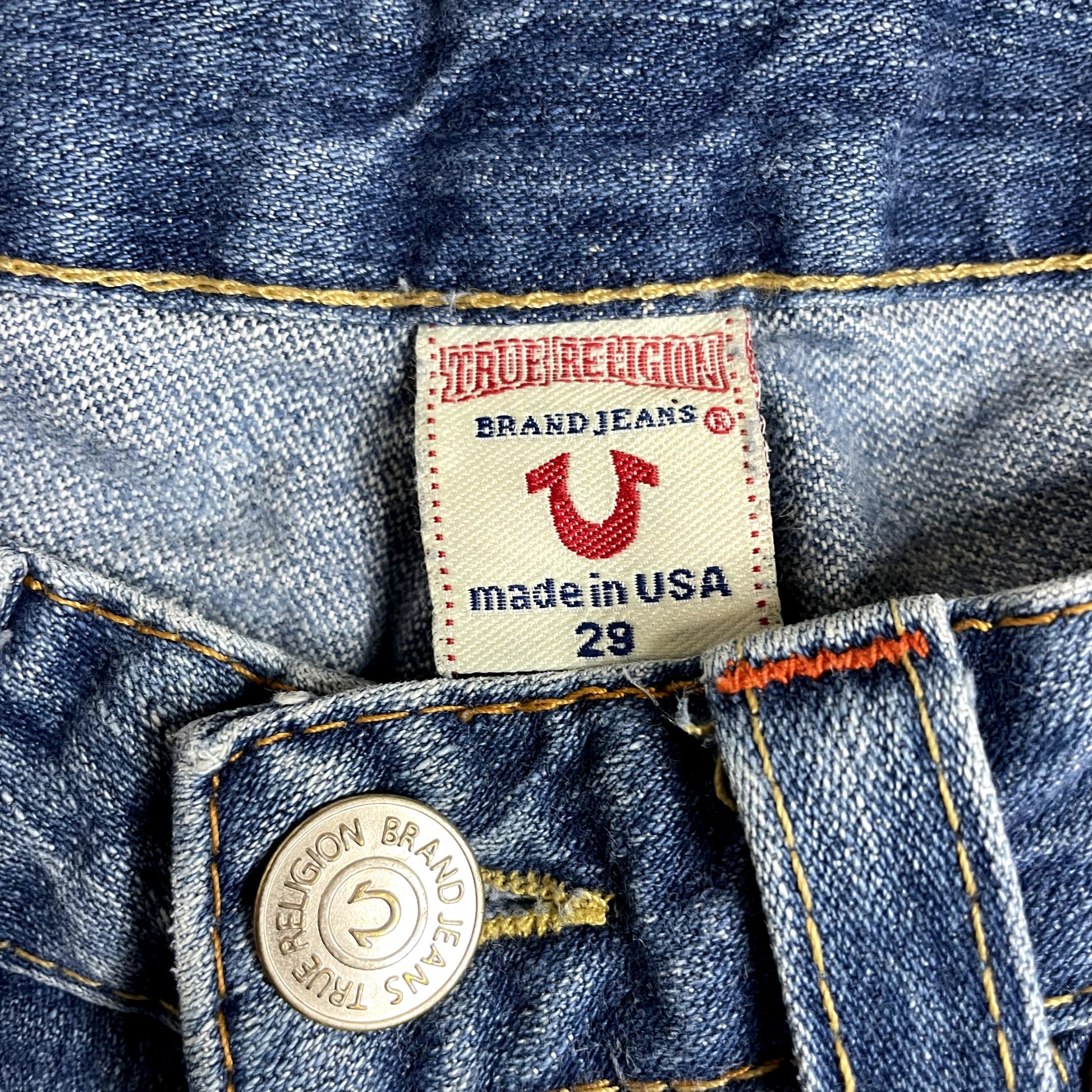 Vintage True Religion Denim Low Rise Jeans