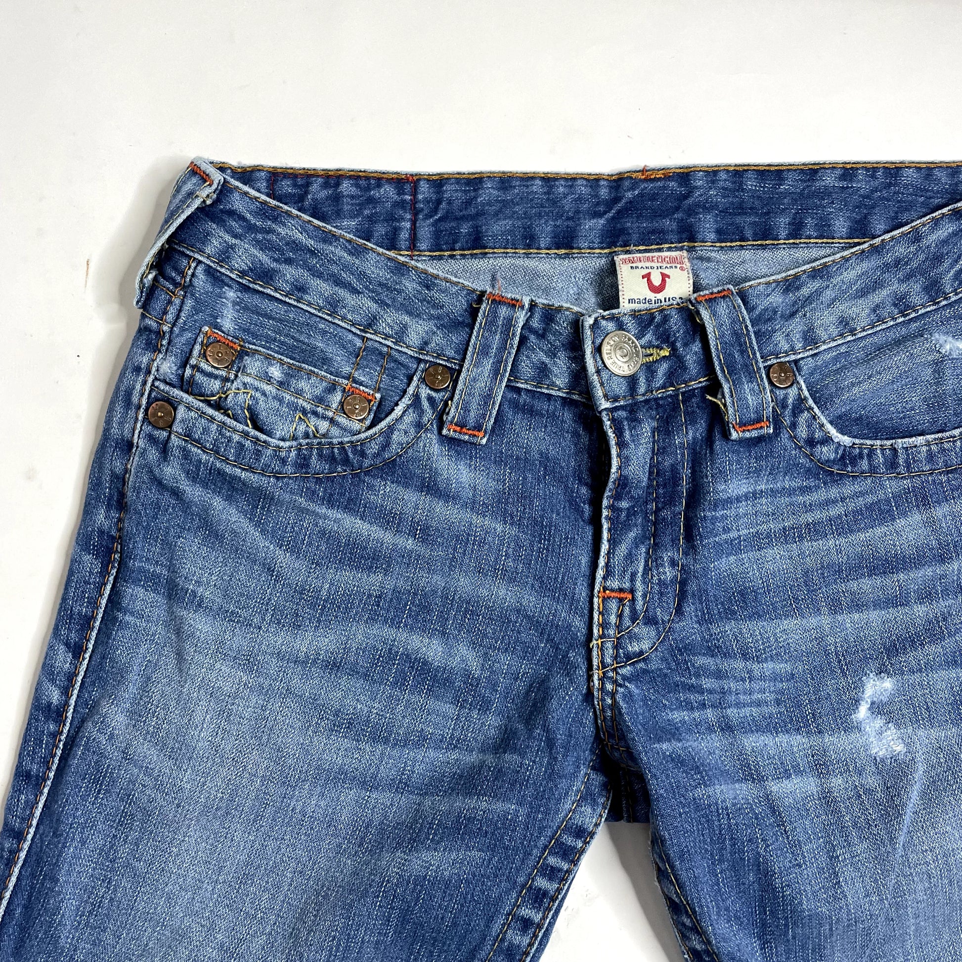 Vintage True Religion Denim Low Rise Jeans