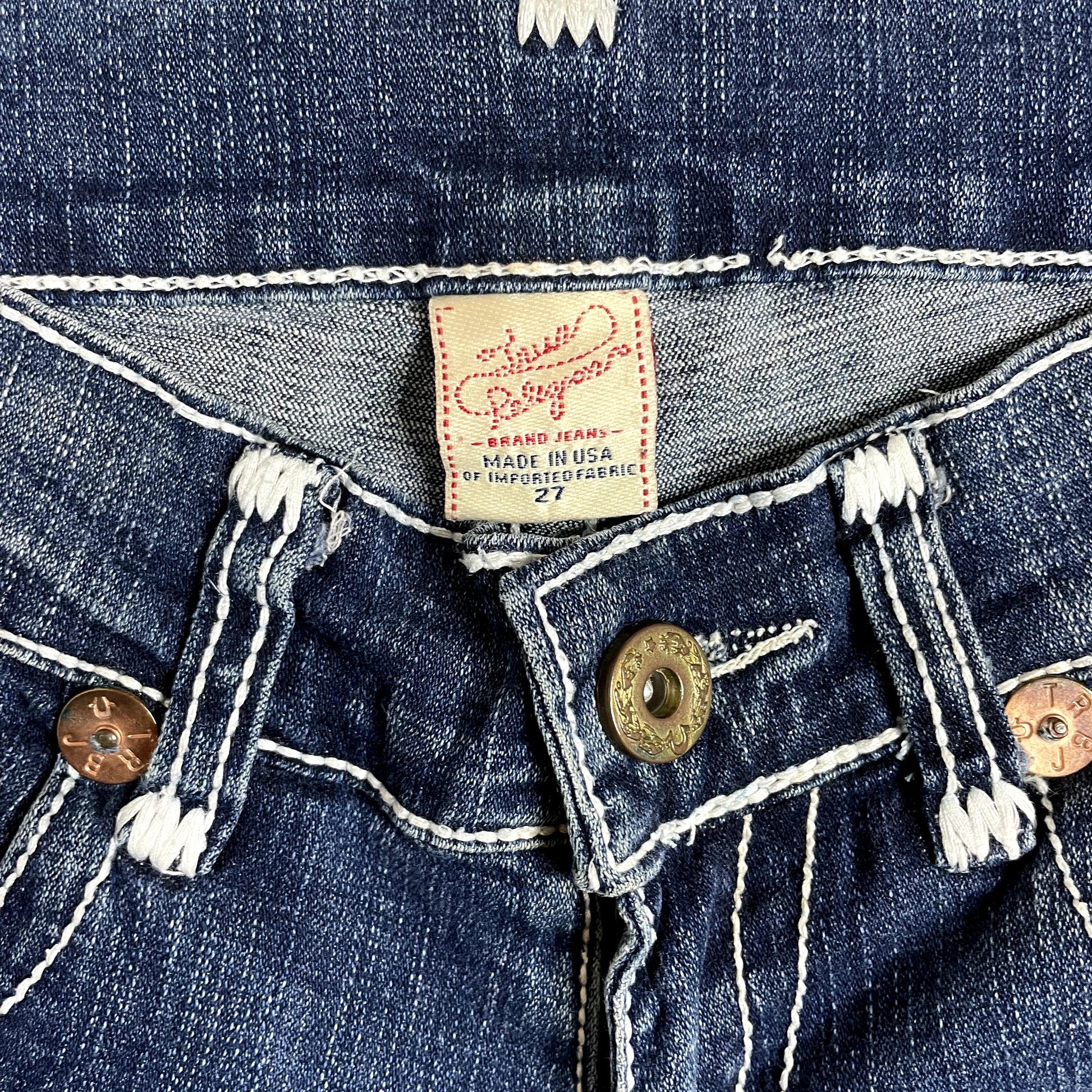 Vintage True Religion Denim Low Rise Jeans