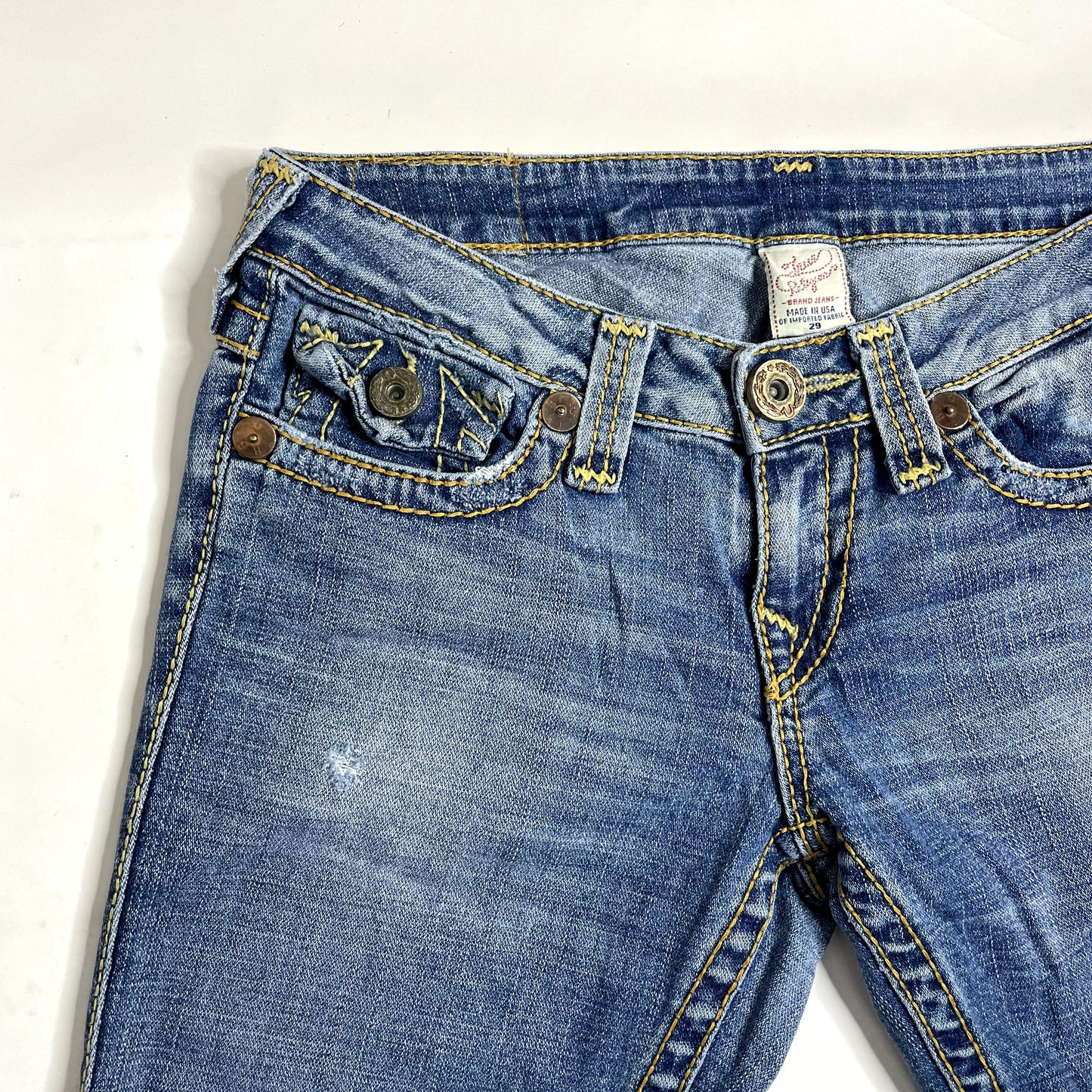 Vintage True Religion Denim Low Rise Jeans