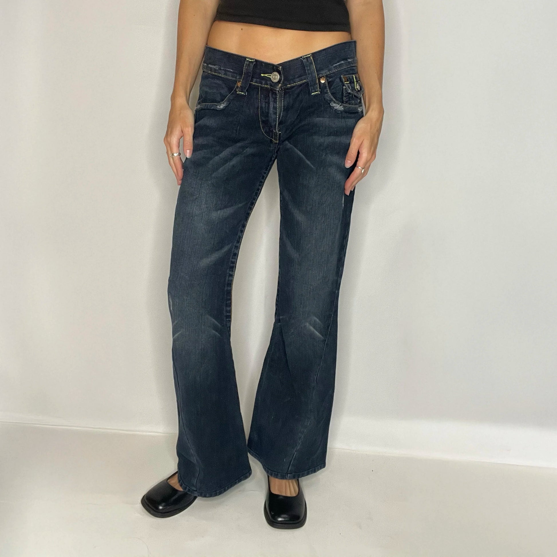 Vintage True Religion Denim Low Rise Jeans