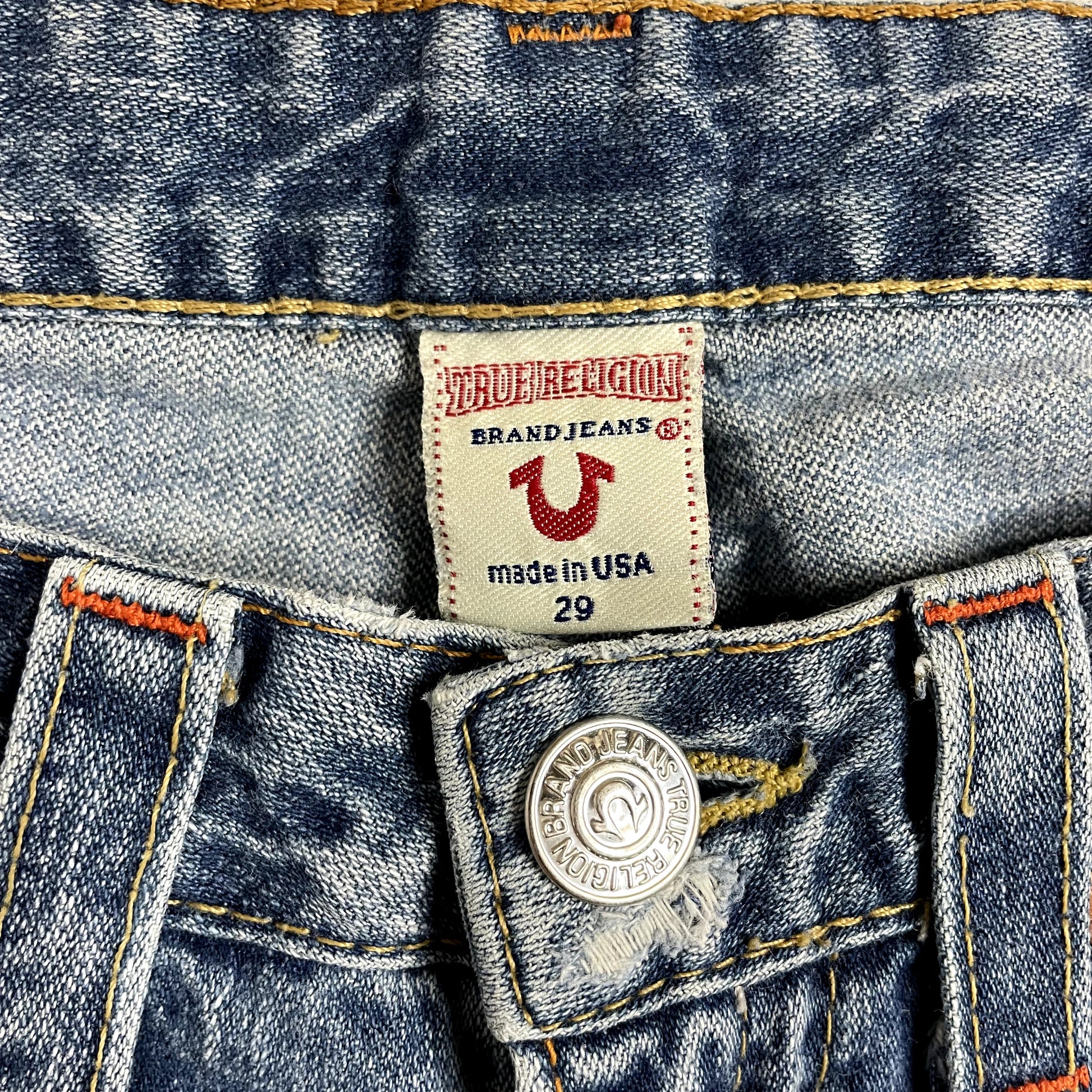 Vintage True Religion Denim Low Rise Jeans