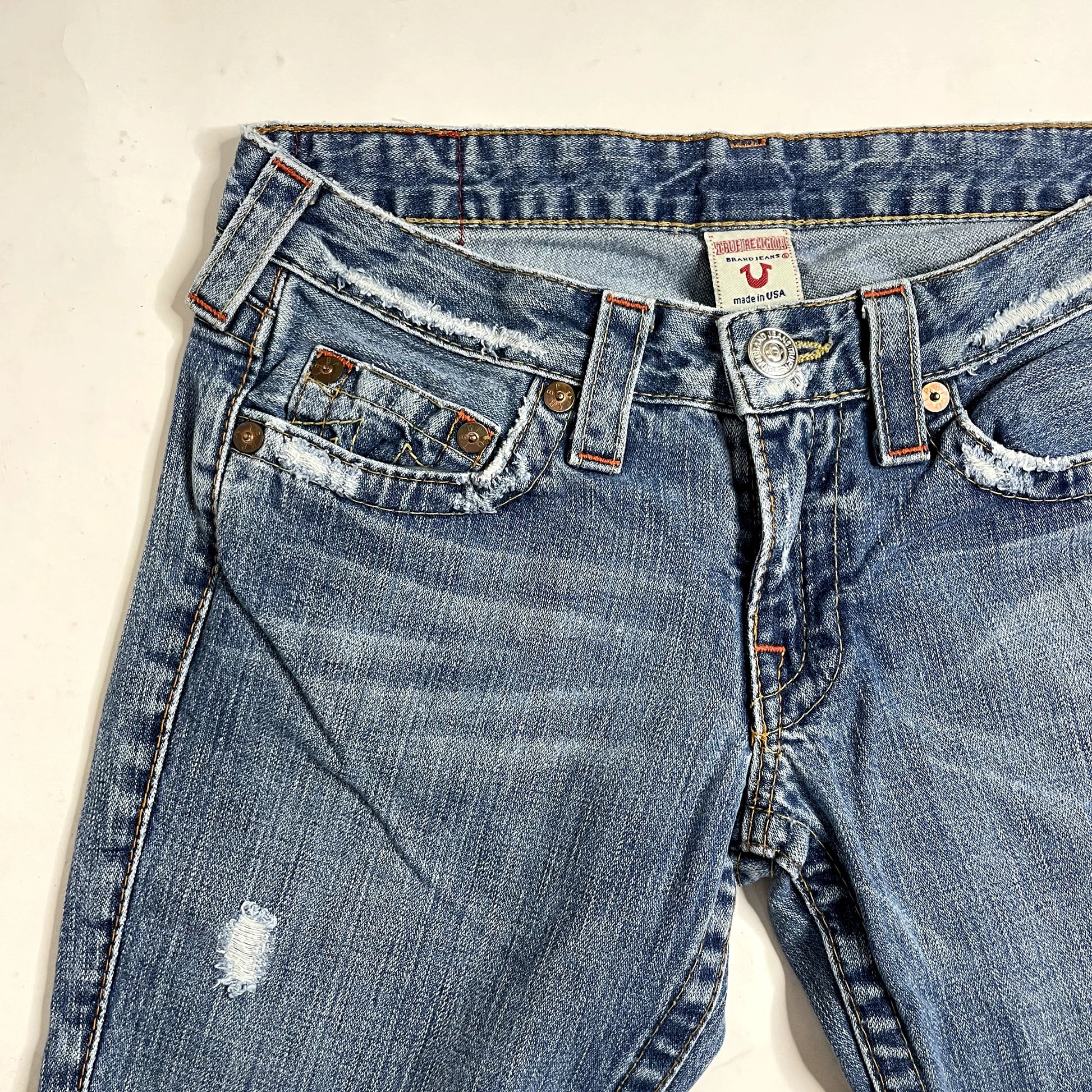 Vintage True Religion Denim Low Rise Jeans