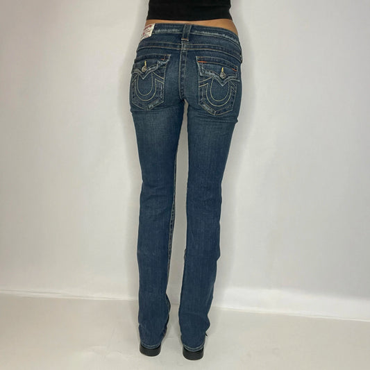 Vintage True Religion Denim Low Rise Jeans