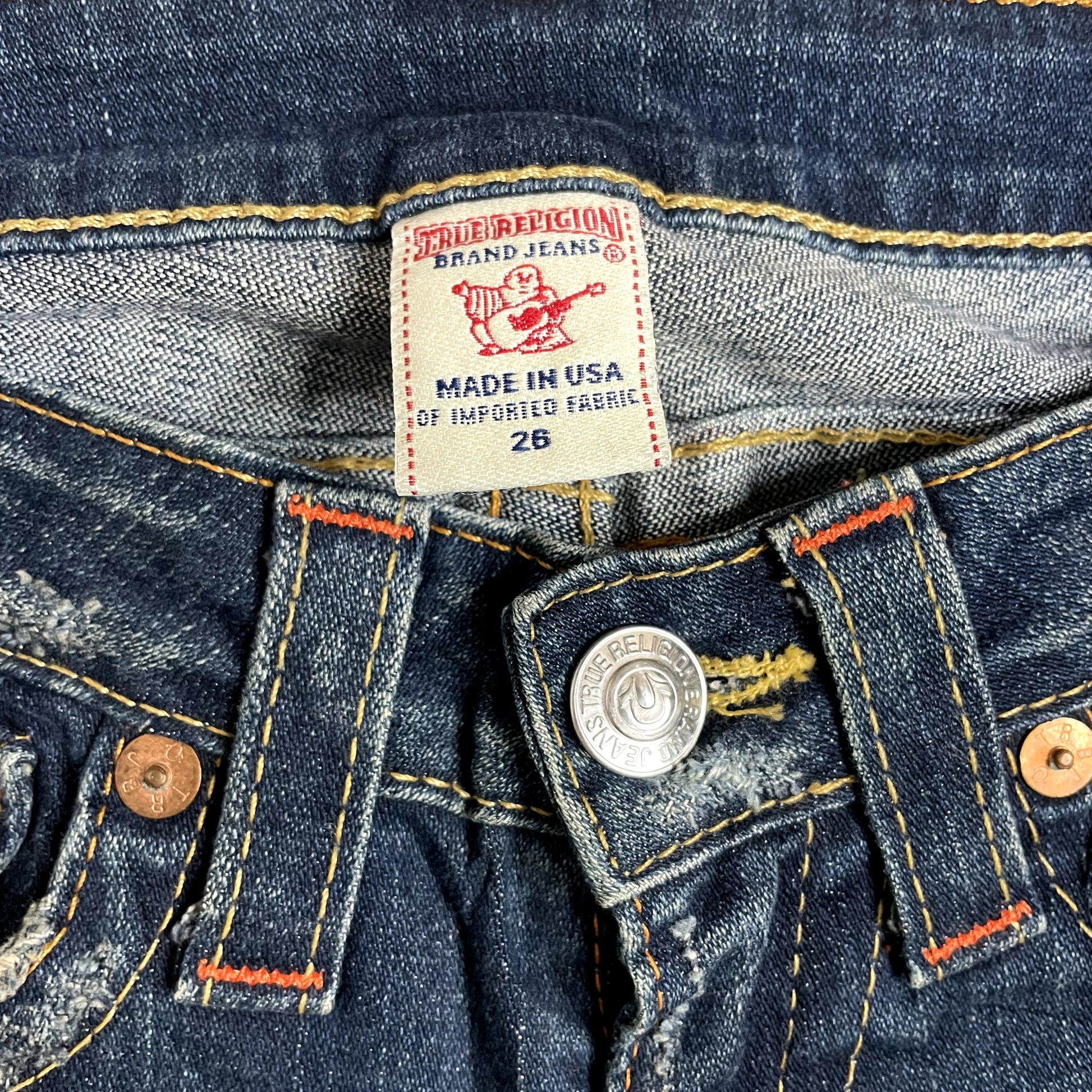 Vintage True Religion Denim Low Rise Jeans