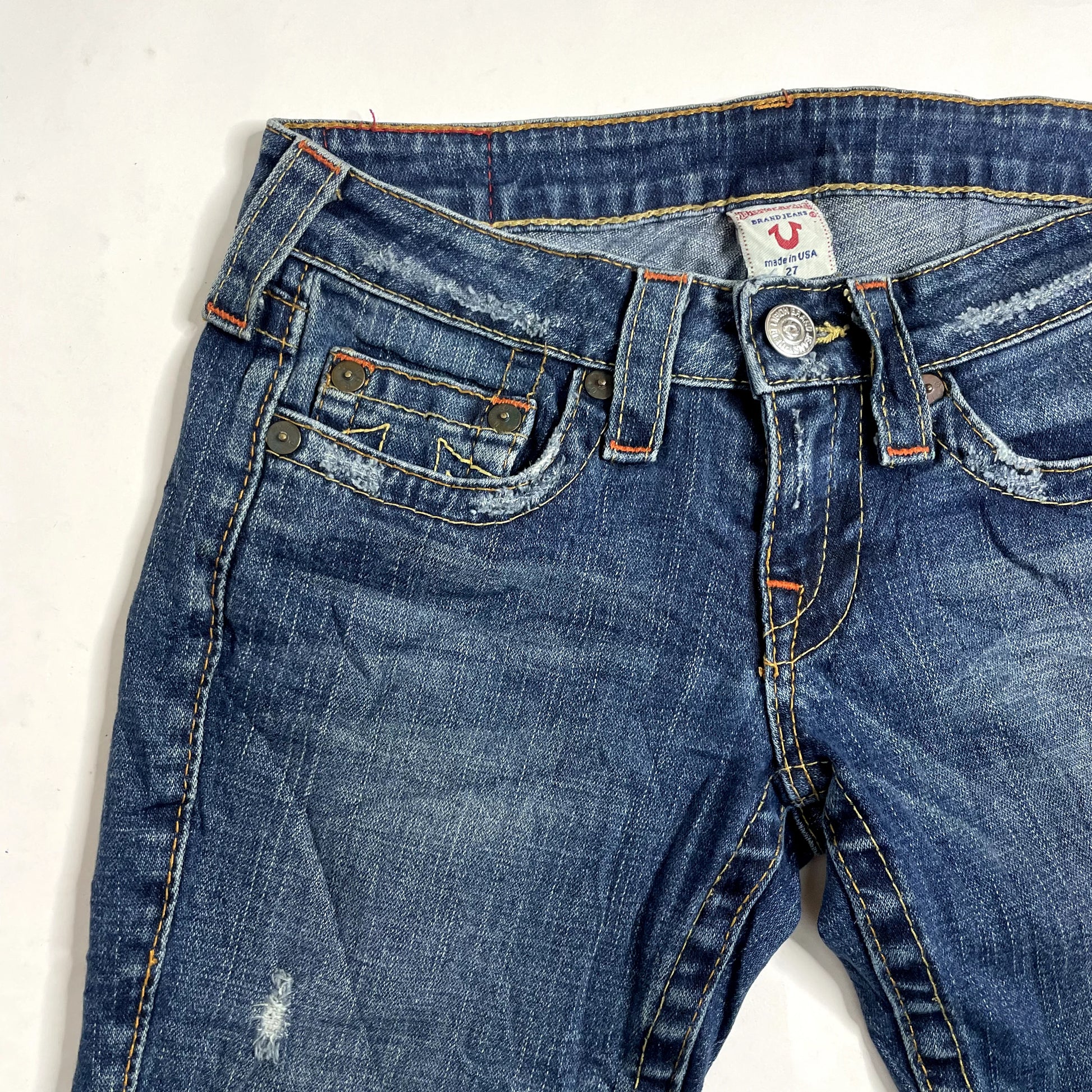 Vintage True Religion Denim Low Rise Jeans