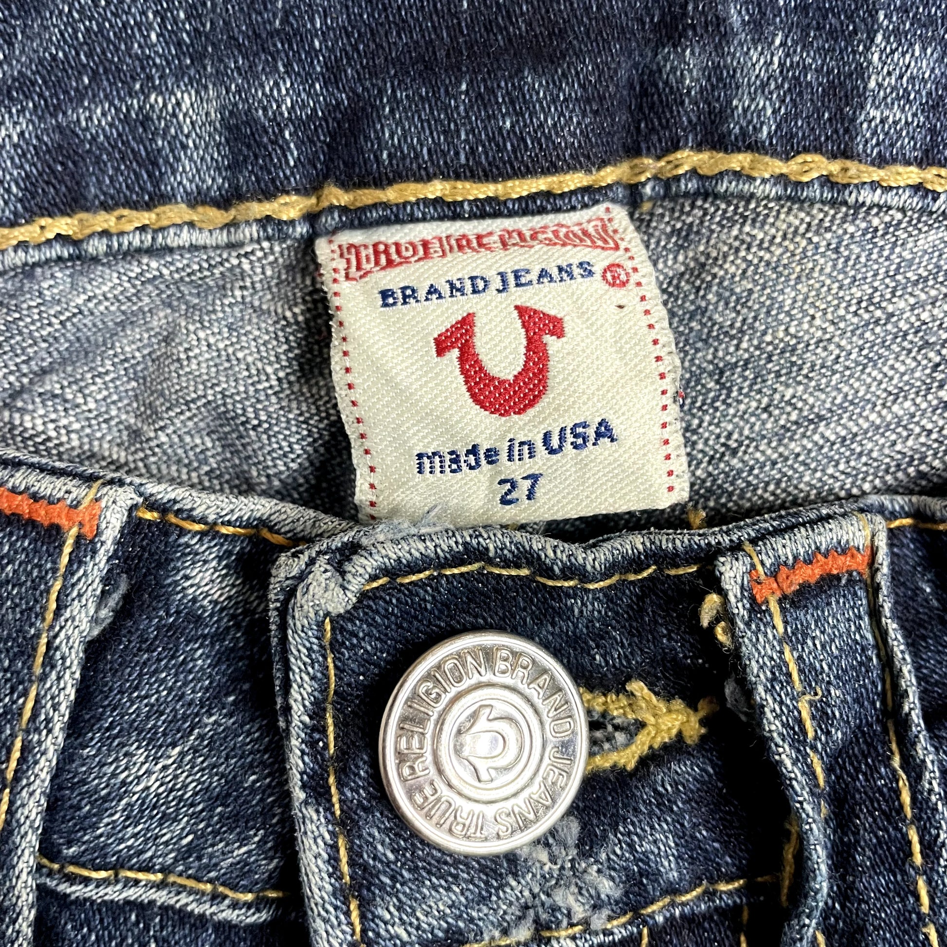 Vintage True Religion Denim Low Rise Jeans