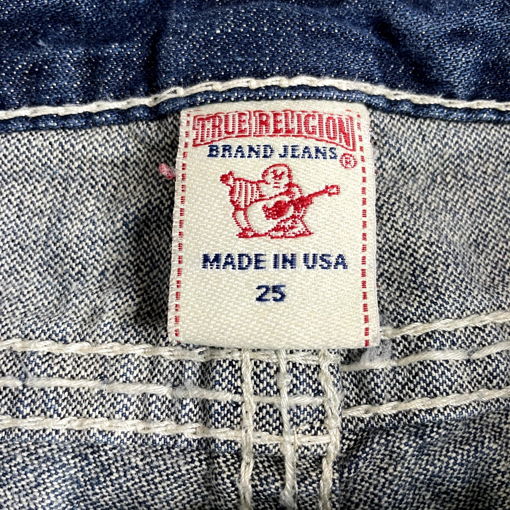 Vintage True Religion Denim Mini Skirt