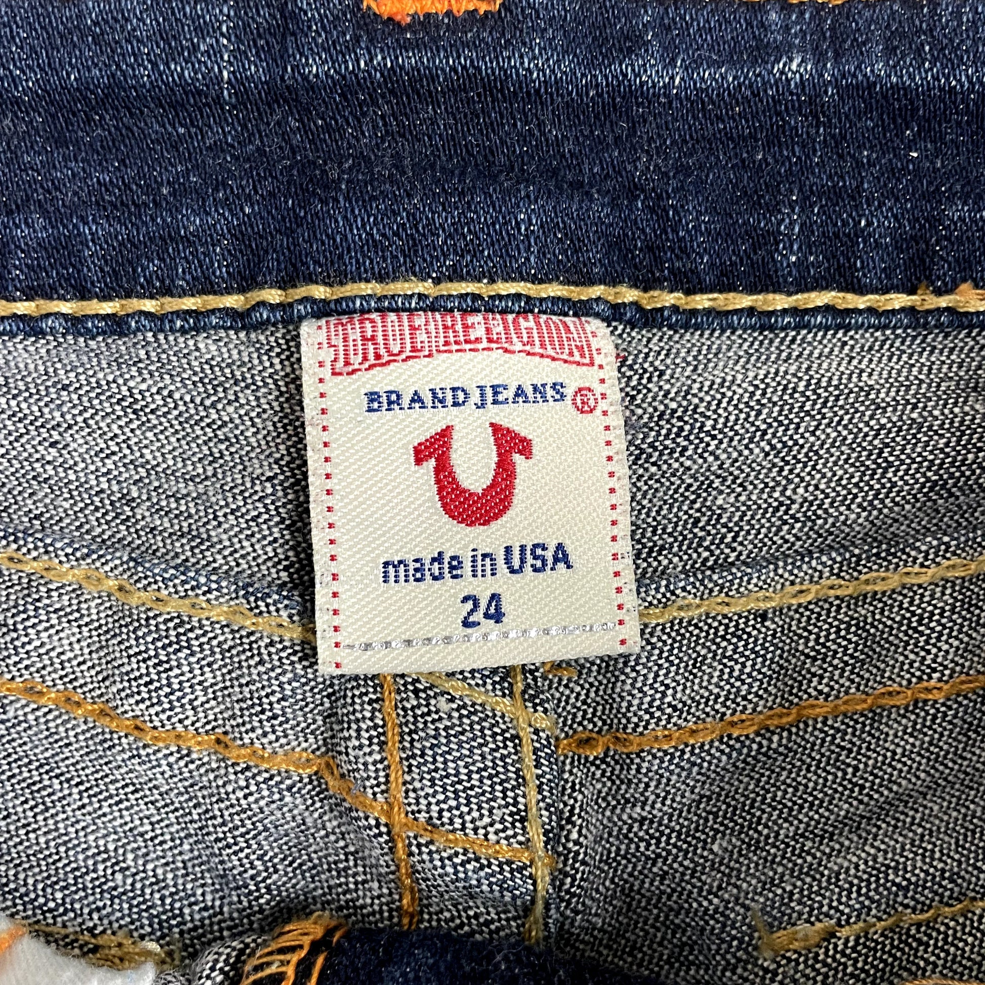 Vintage True Religion Denim Mini Skirt