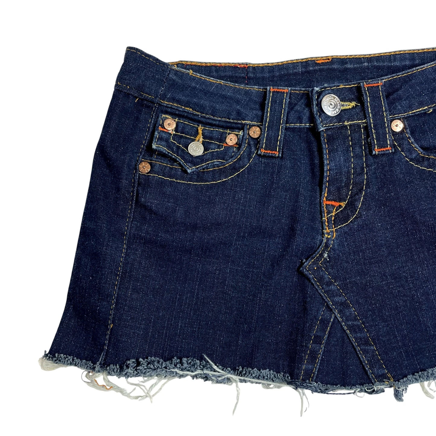 Vintage True Religion Denim Mini Skirt