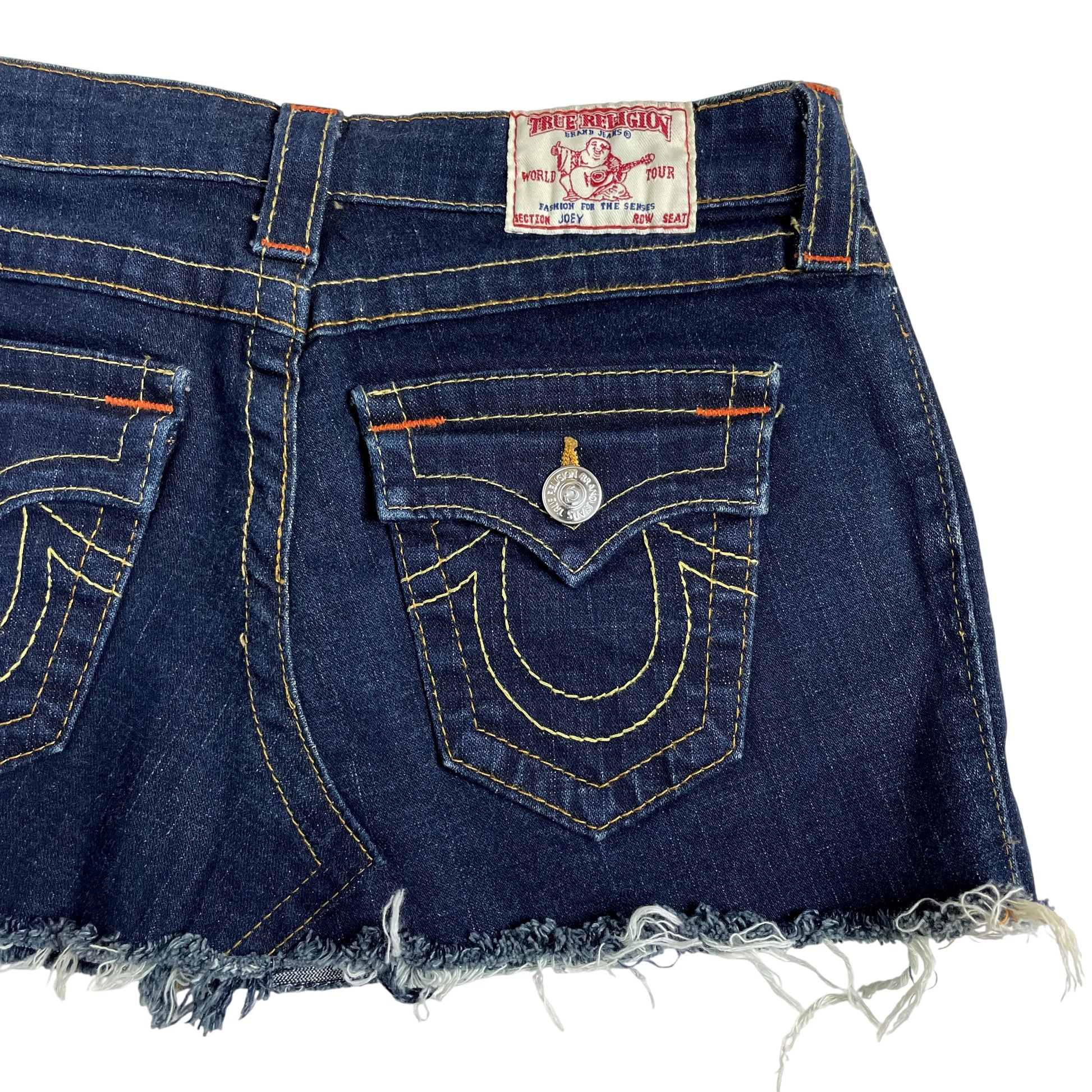 Vintage True Religion Denim Mini Skirt
