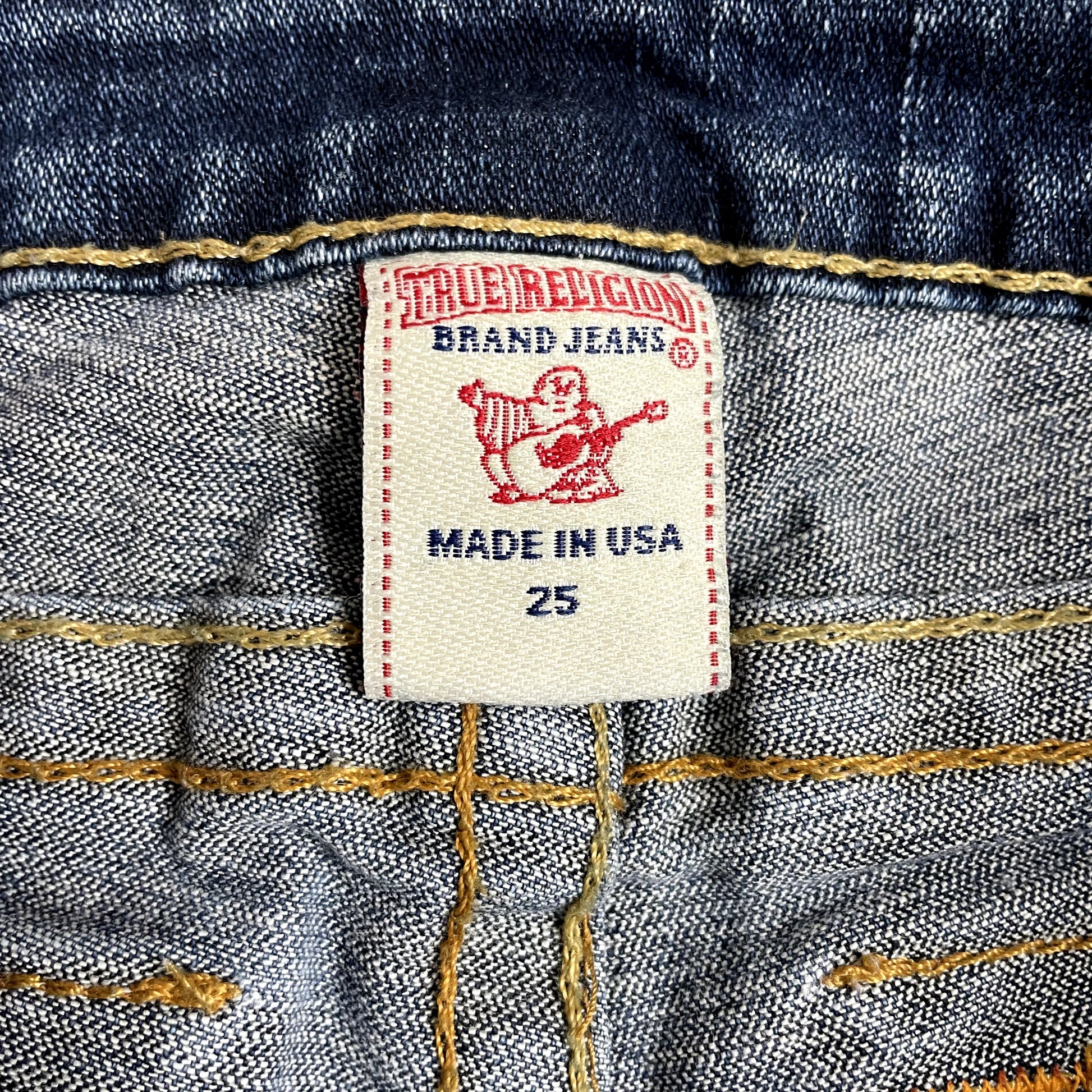 Vintage True Religion Denim Mini Skirt