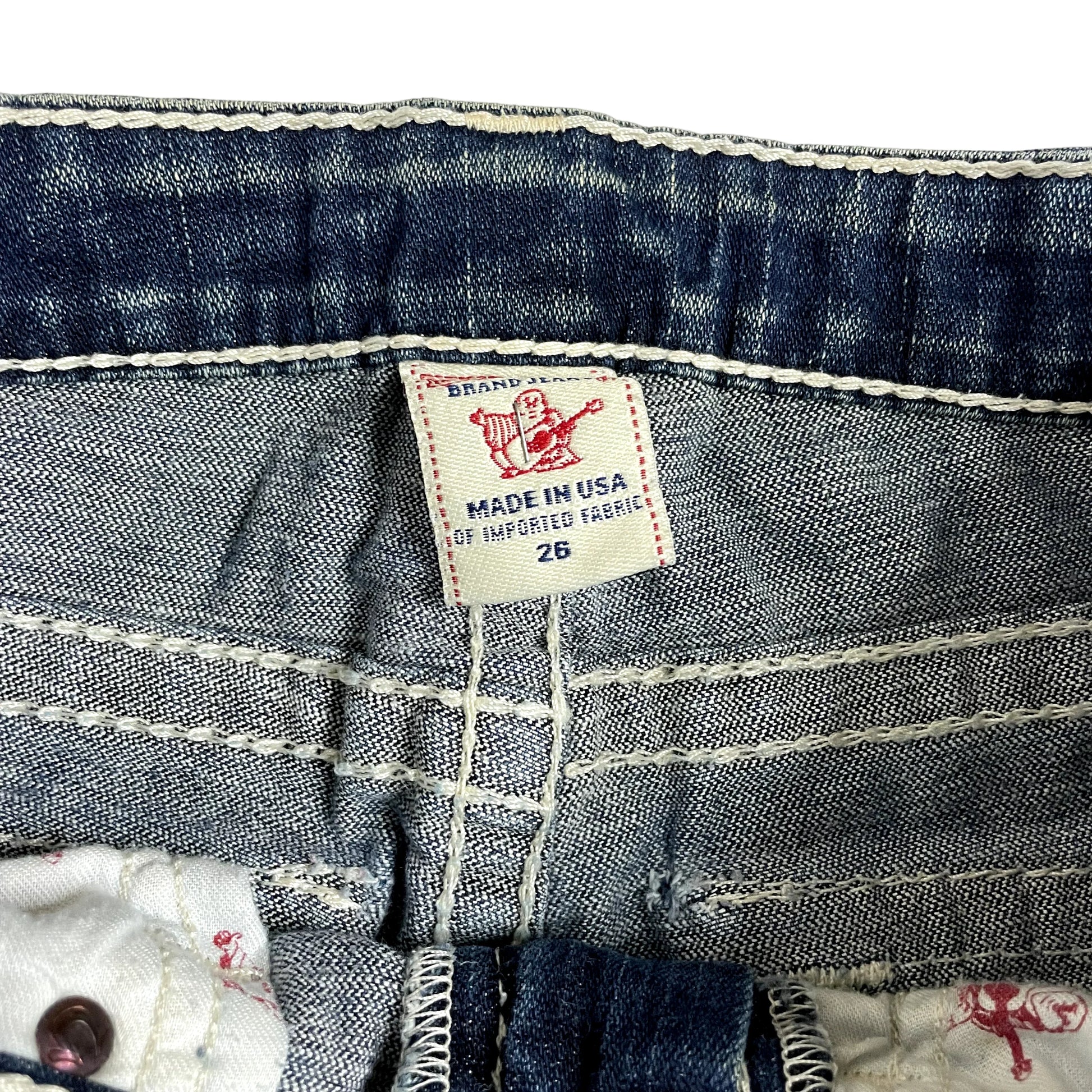 Vintage True Religion Denim Mini Skirt