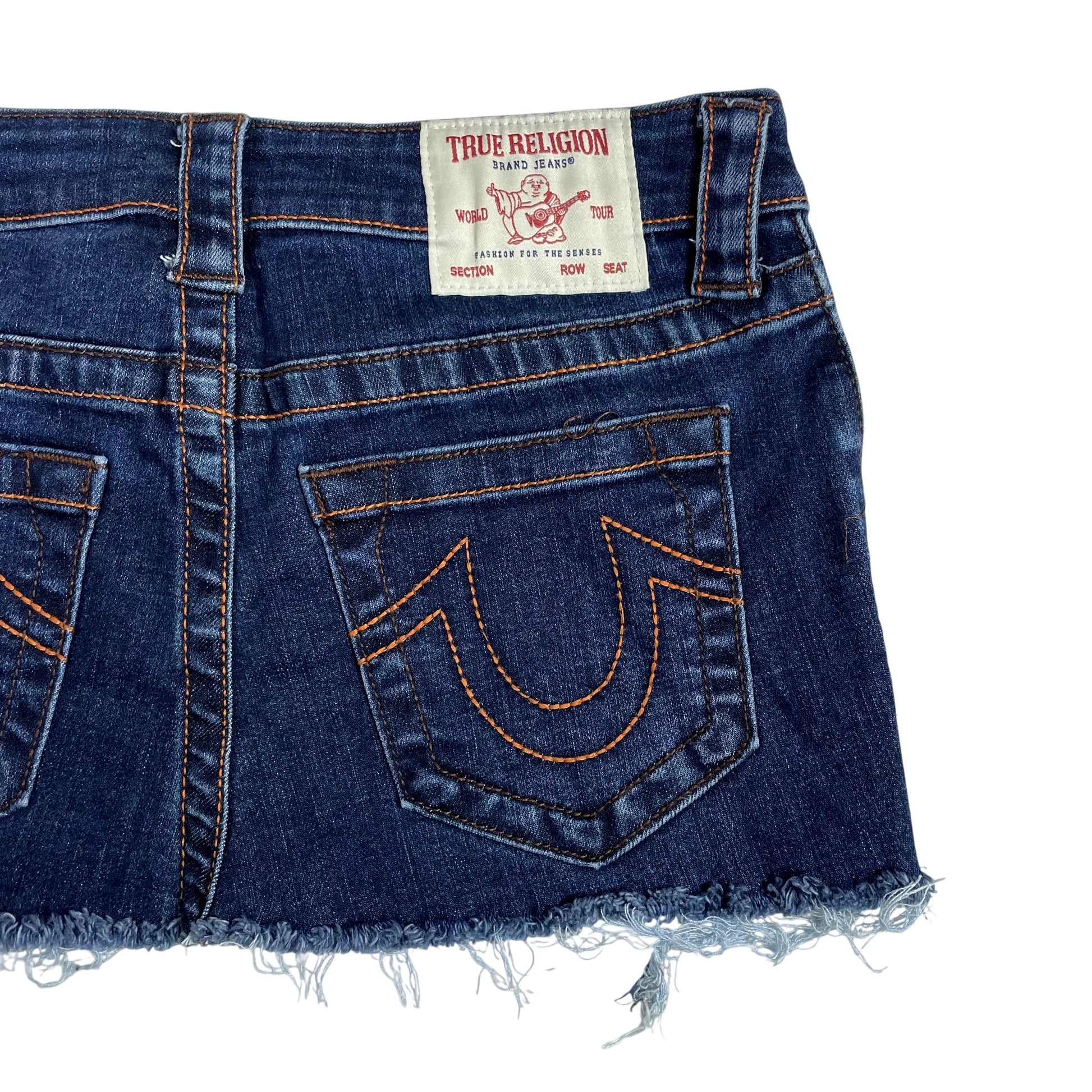 Vintage True Religion Denim Mini Skirt