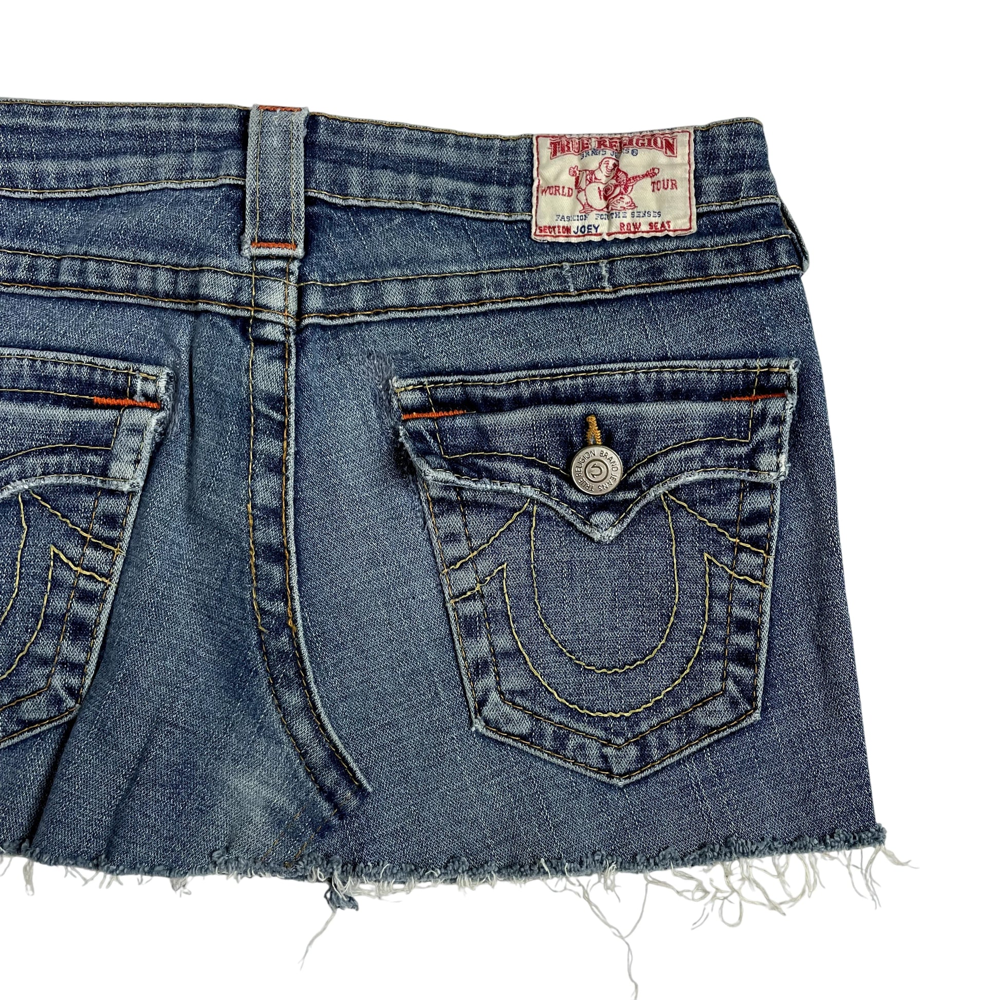 Vintage True Religion Denim Mini Skirt