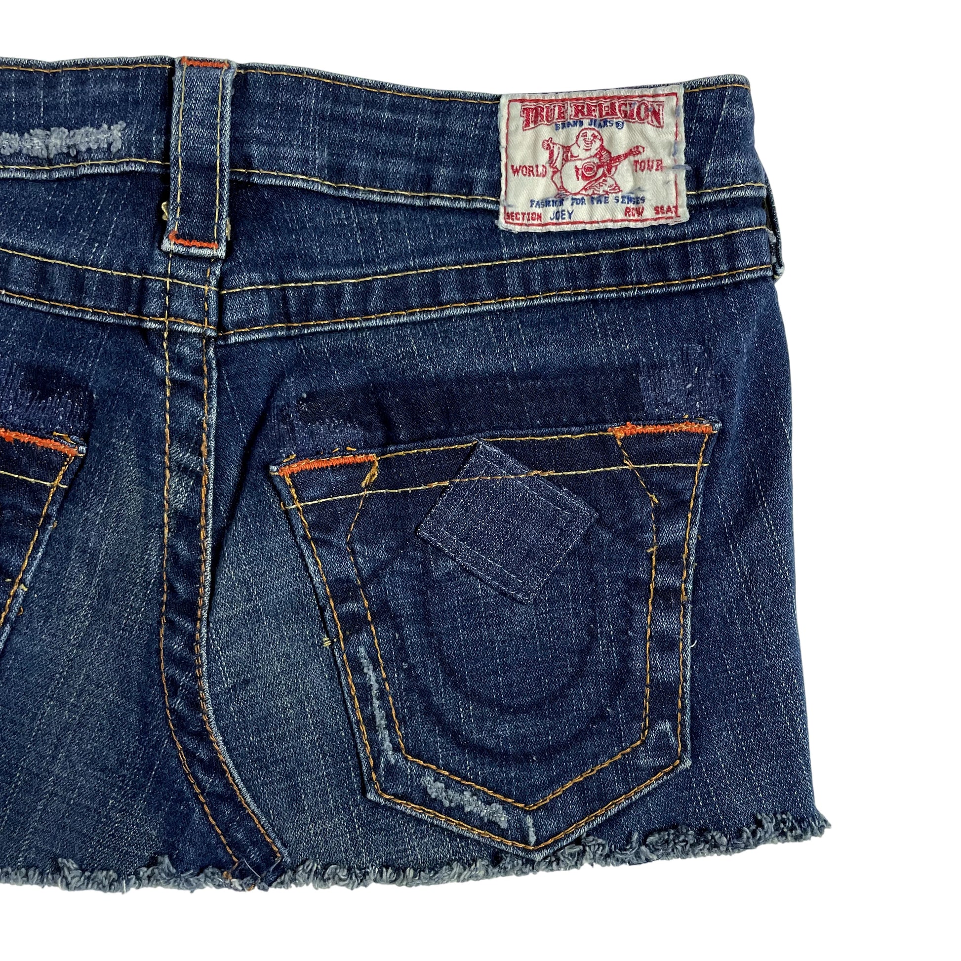 Vintage True Religion Denim Mini Skirt