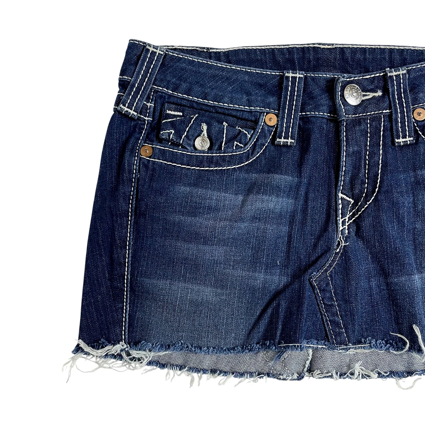 Vintage True Religion Denim Mini Skirt