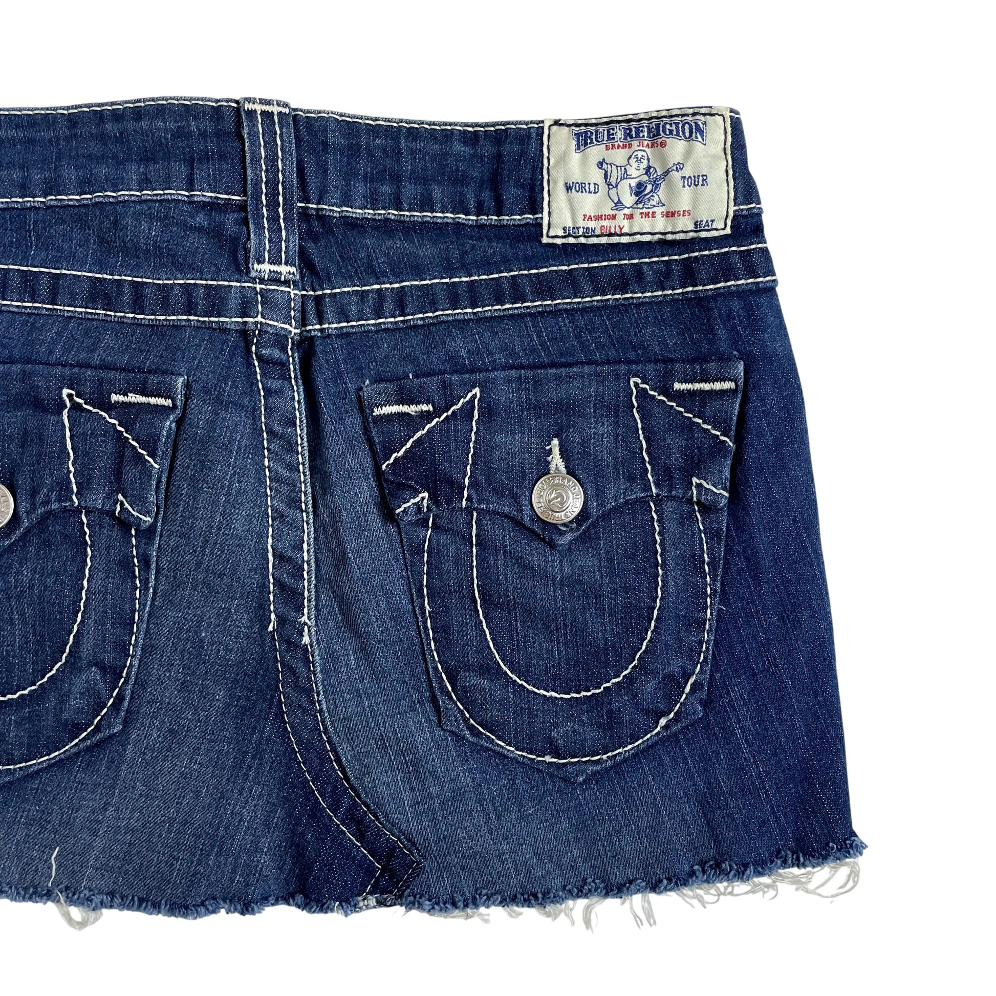 Vintage True Religion Denim Mini Skirt