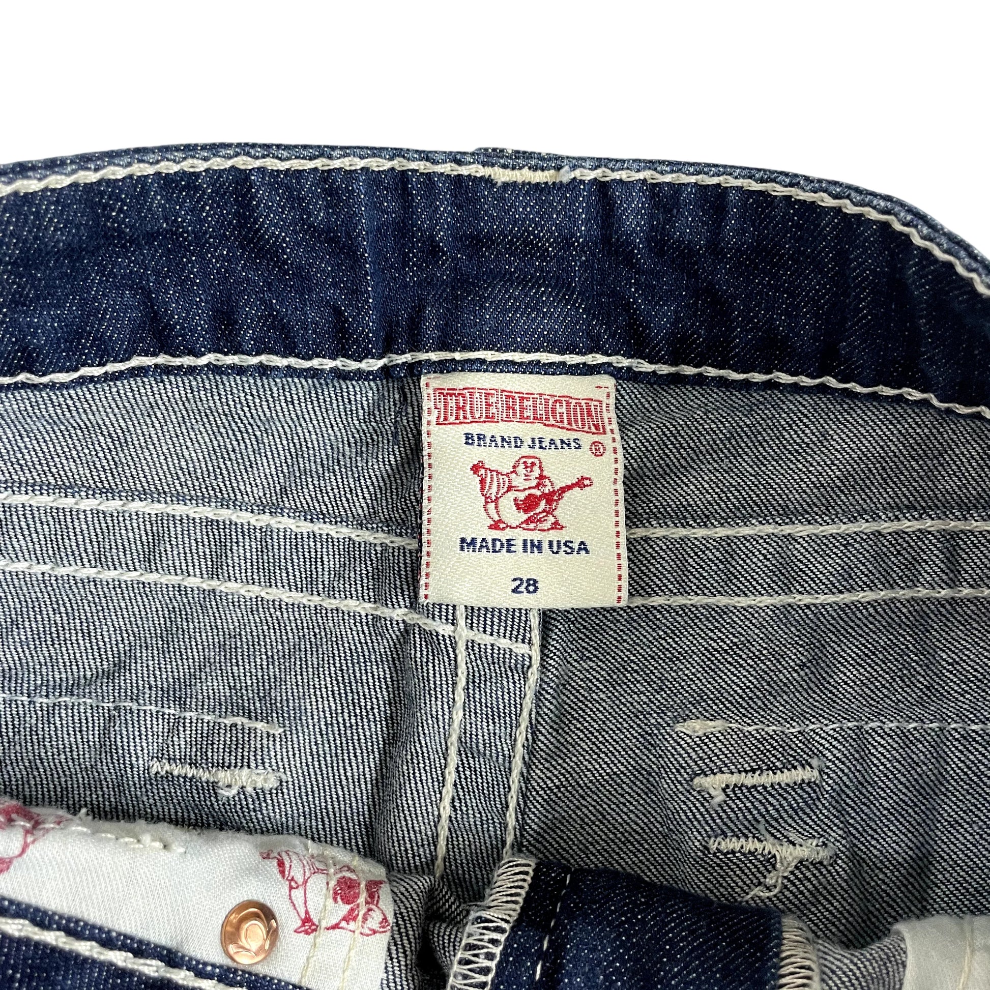 Vintage True Religion Denim Mini Skirt