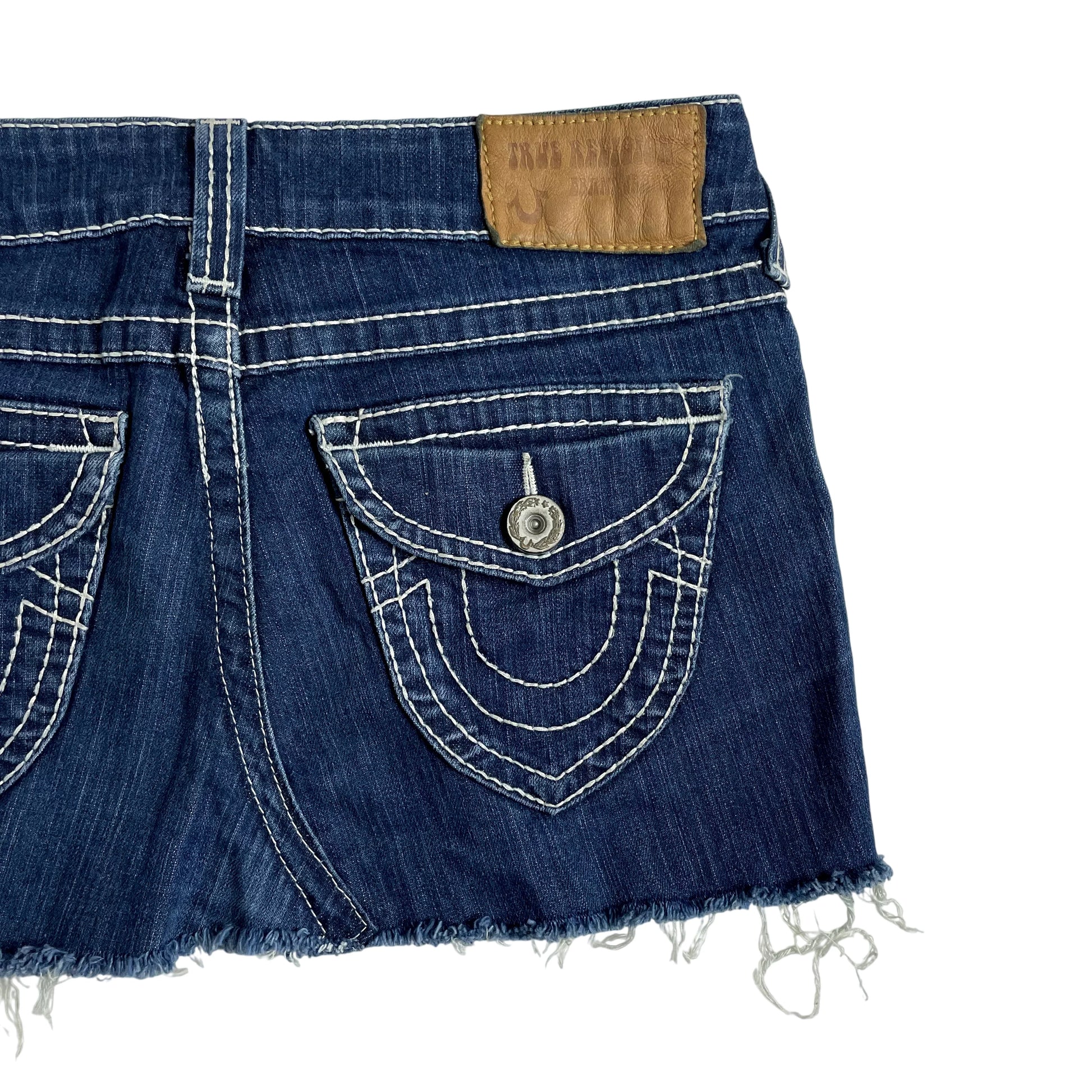 Vintage True Religion Denim Mini Skirt