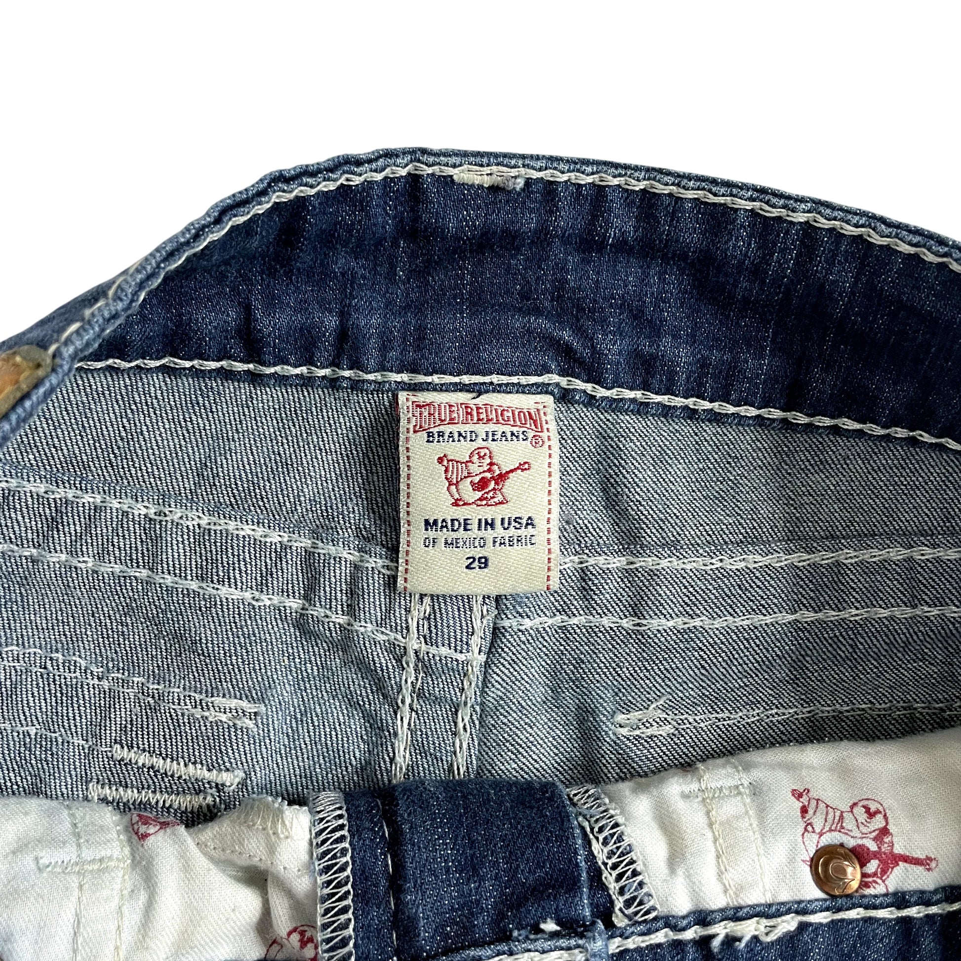 Vintage True Religion Denim Mini Skirt