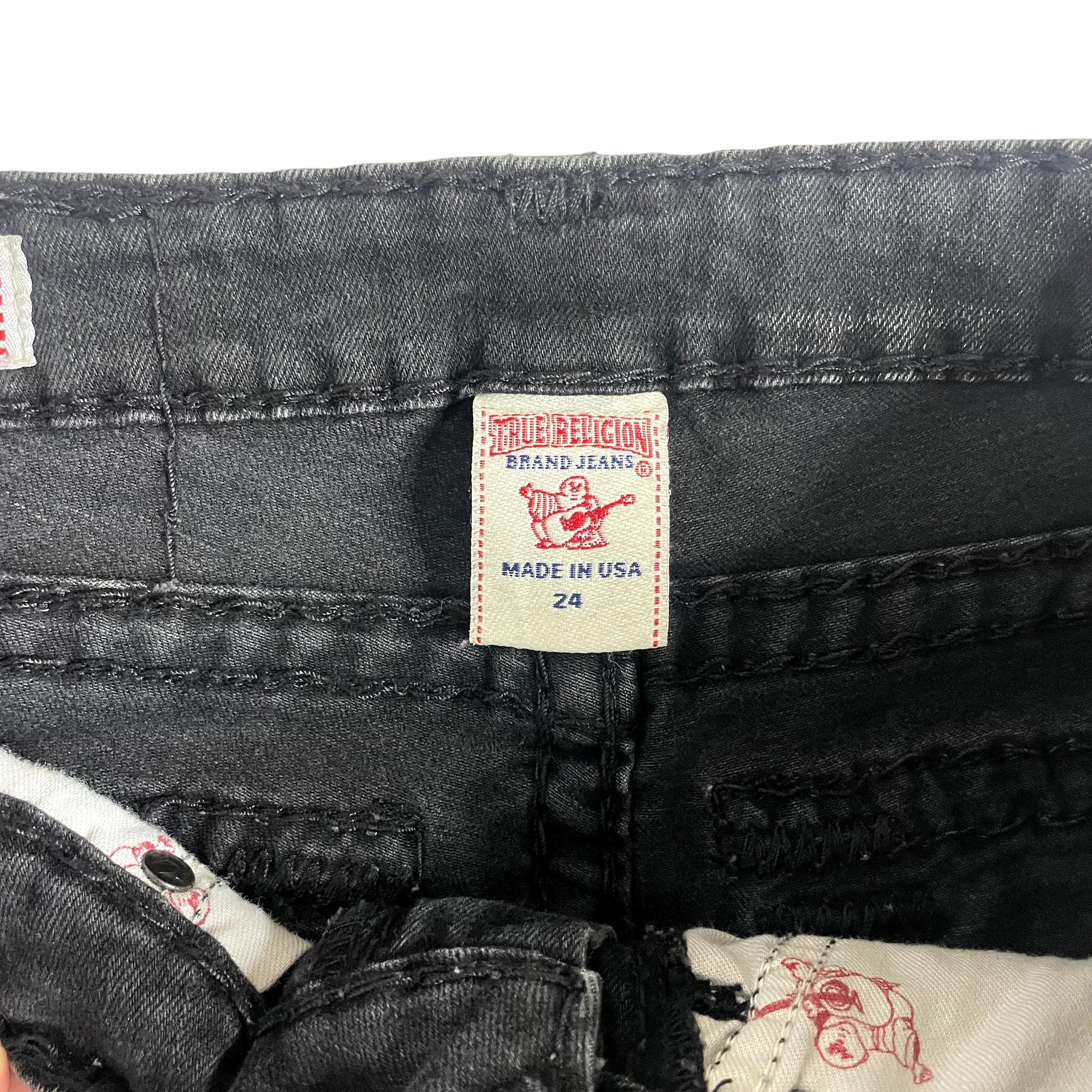 Vintage True Religion Black Mini Skirt
