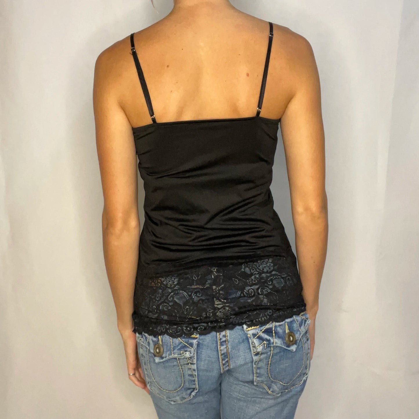 Vintage Black Lace Top