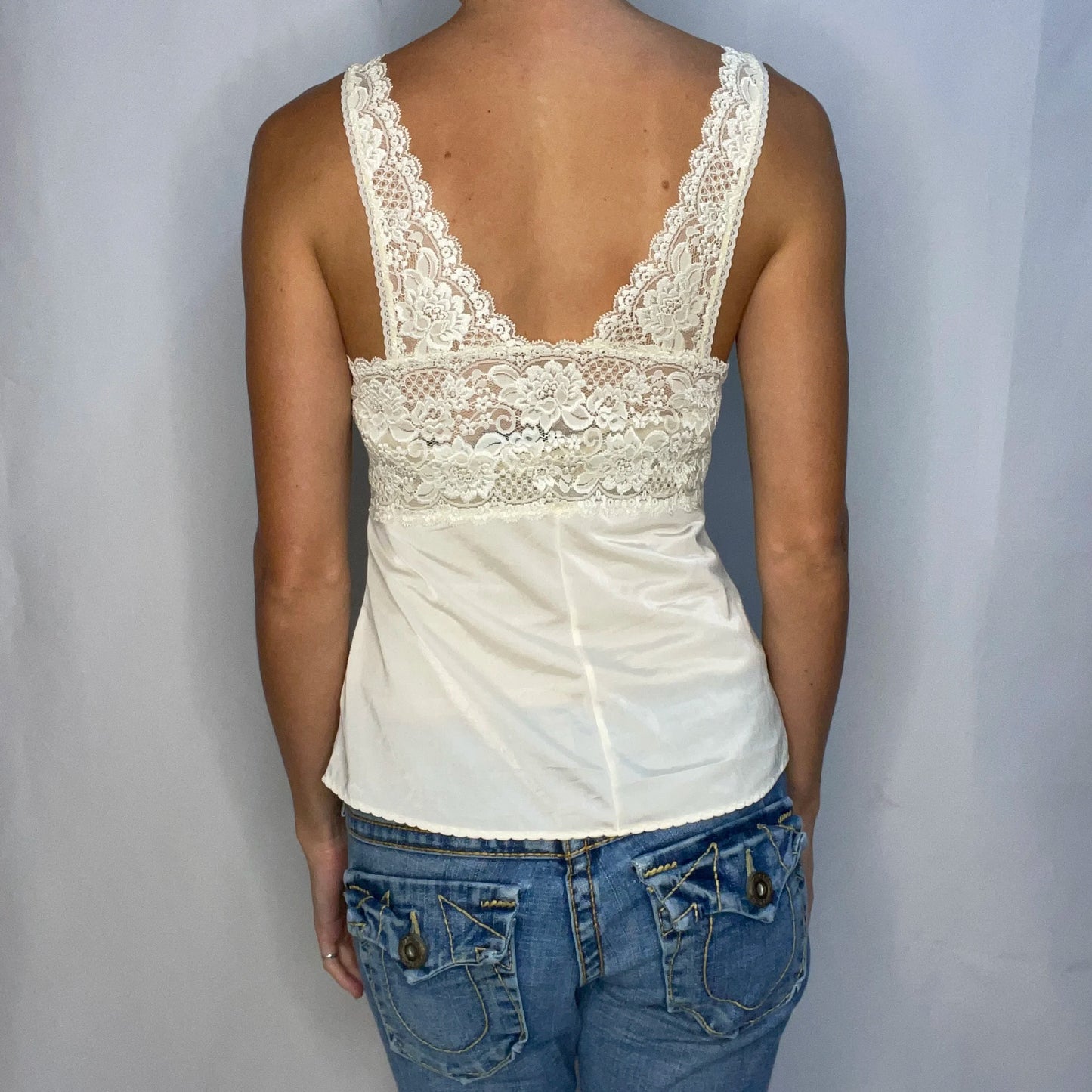 Vintage White Lace Top