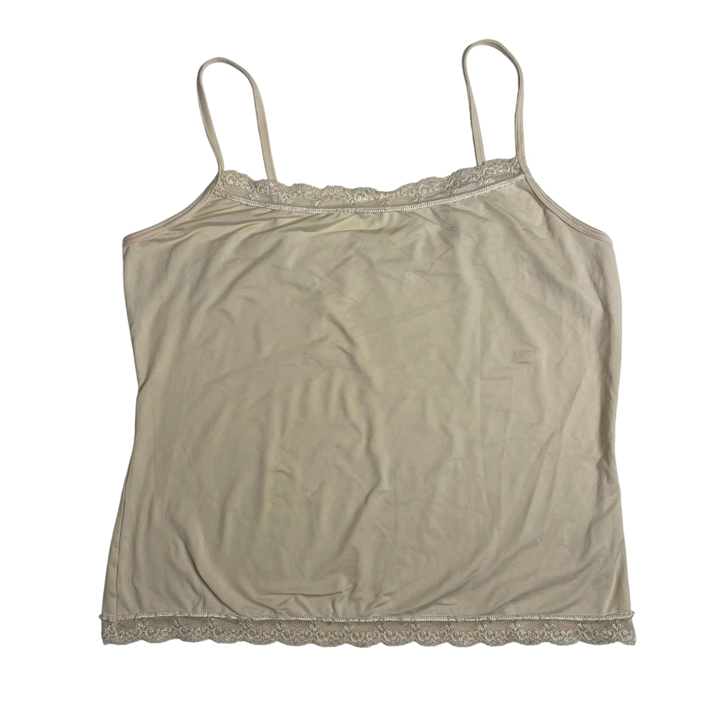 Vintage Beige Lace Top